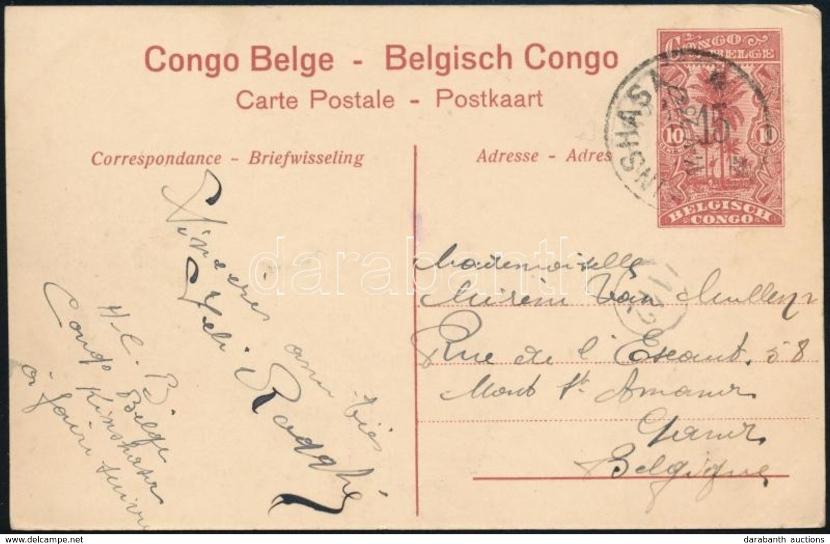 Belga Kongó 1923 - Andere & Zonder Classificatie