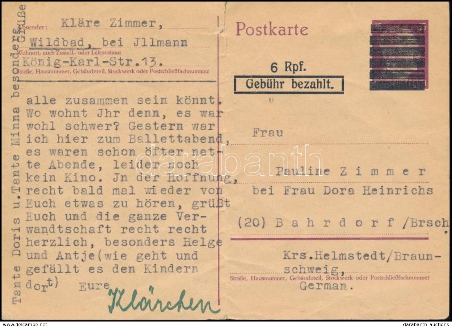 Németország Szövetséges Megszállás 1945 - Andere & Zonder Classificatie