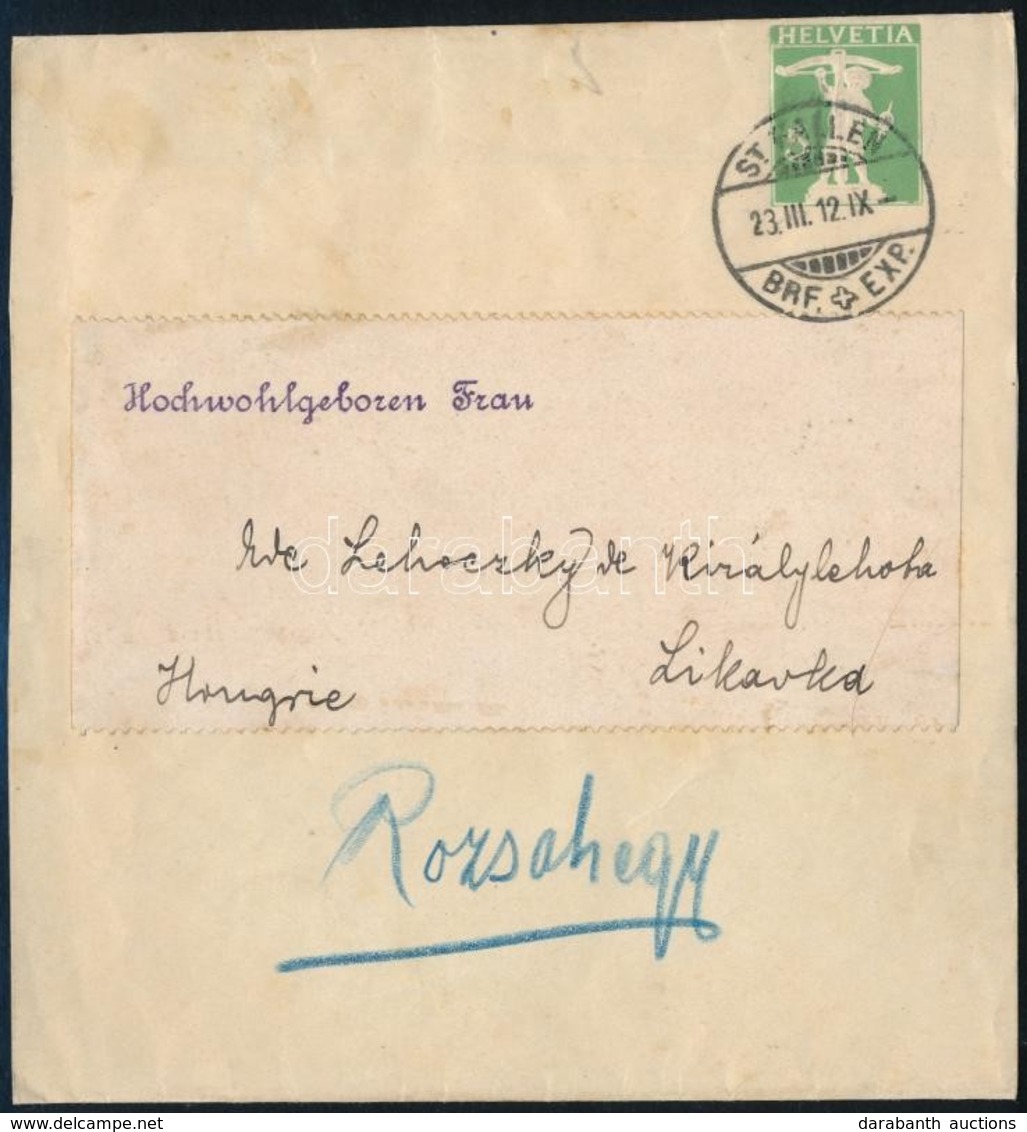 Svájc 1912 - Sonstige & Ohne Zuordnung