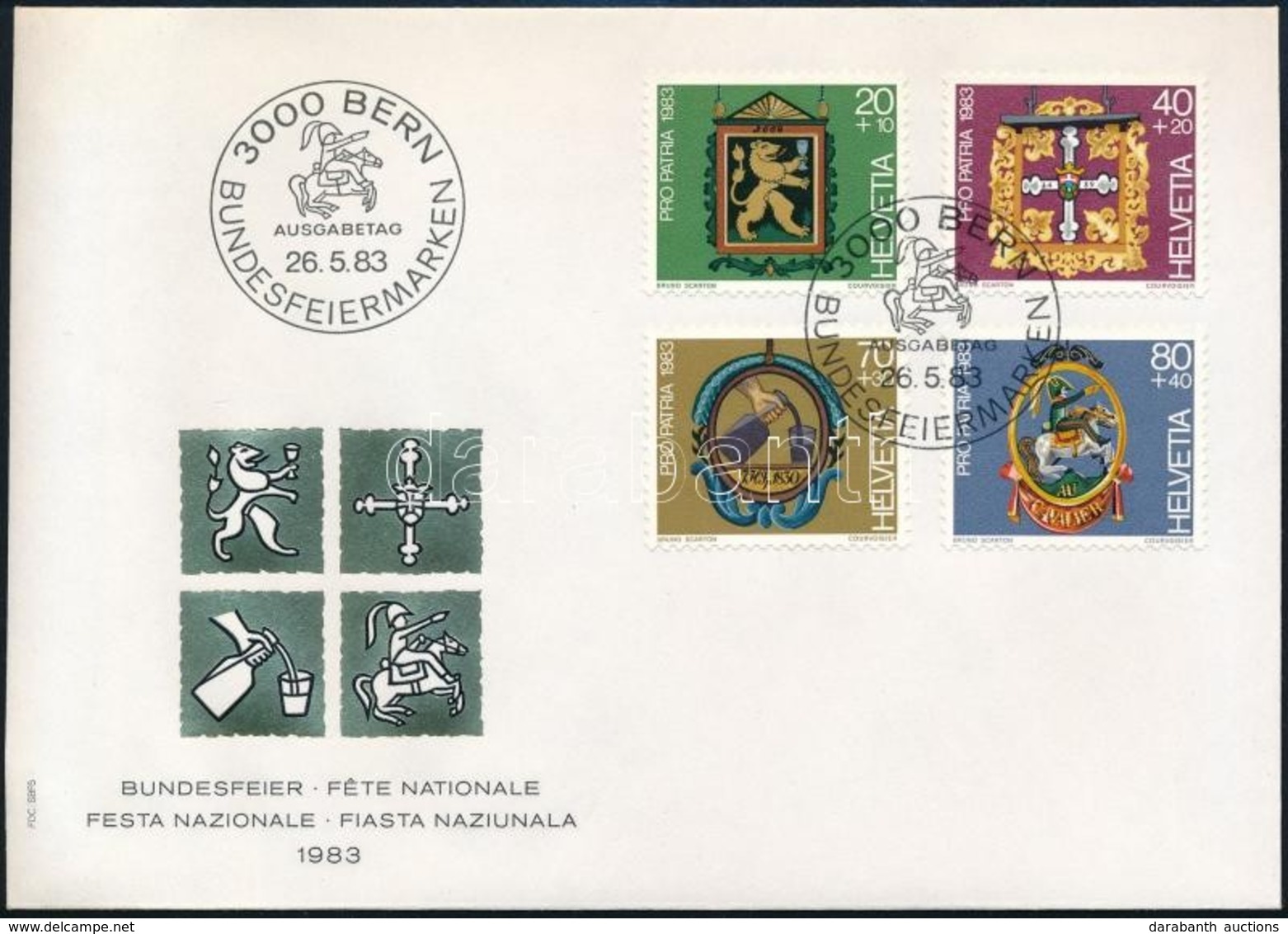 Svájc 60 Különféle FDC A 70-es 80-as évekből  Levélberakóban - Other & Unclassified