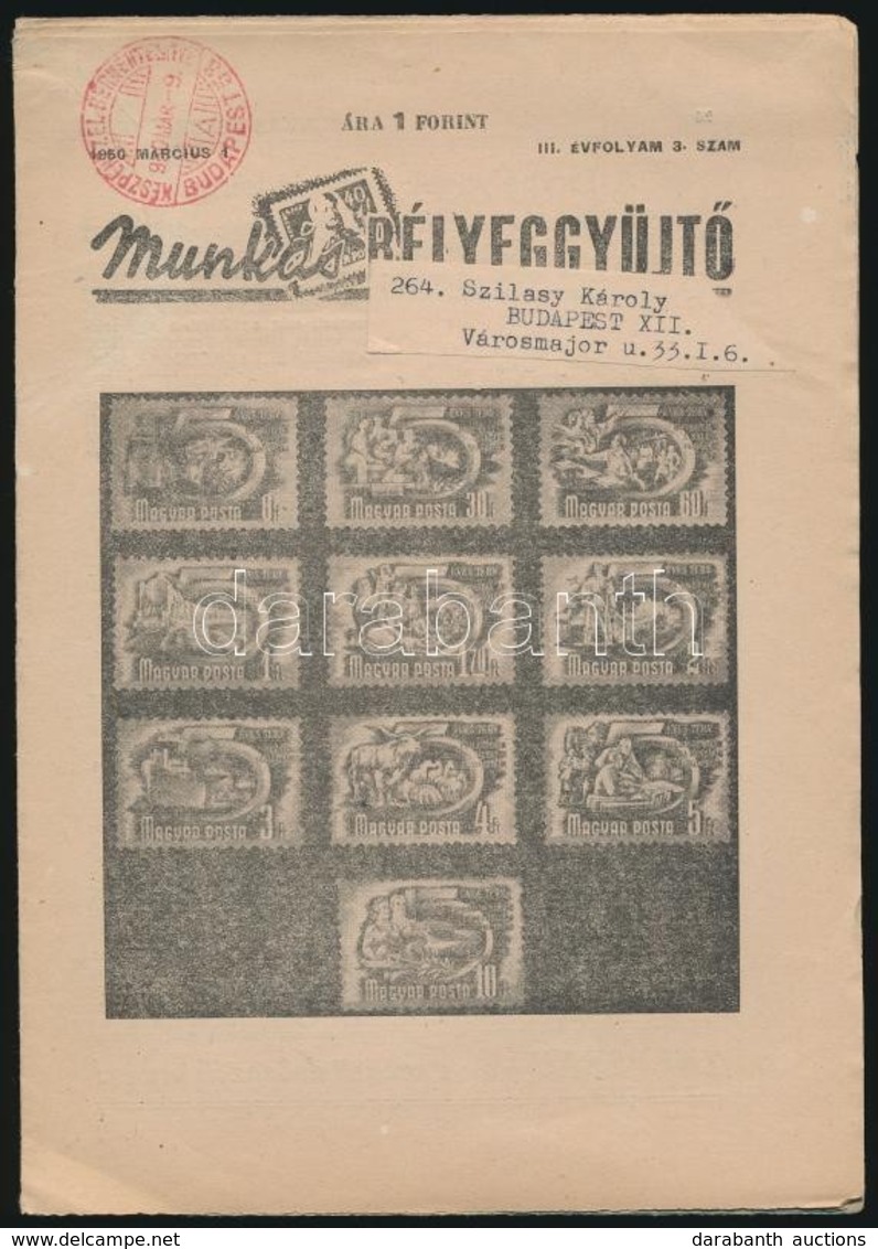 1950-1951 A Munkás Bélyeggyűjtő 1 és A Filatéliai Szemle 5 Száma - Other & Unclassified