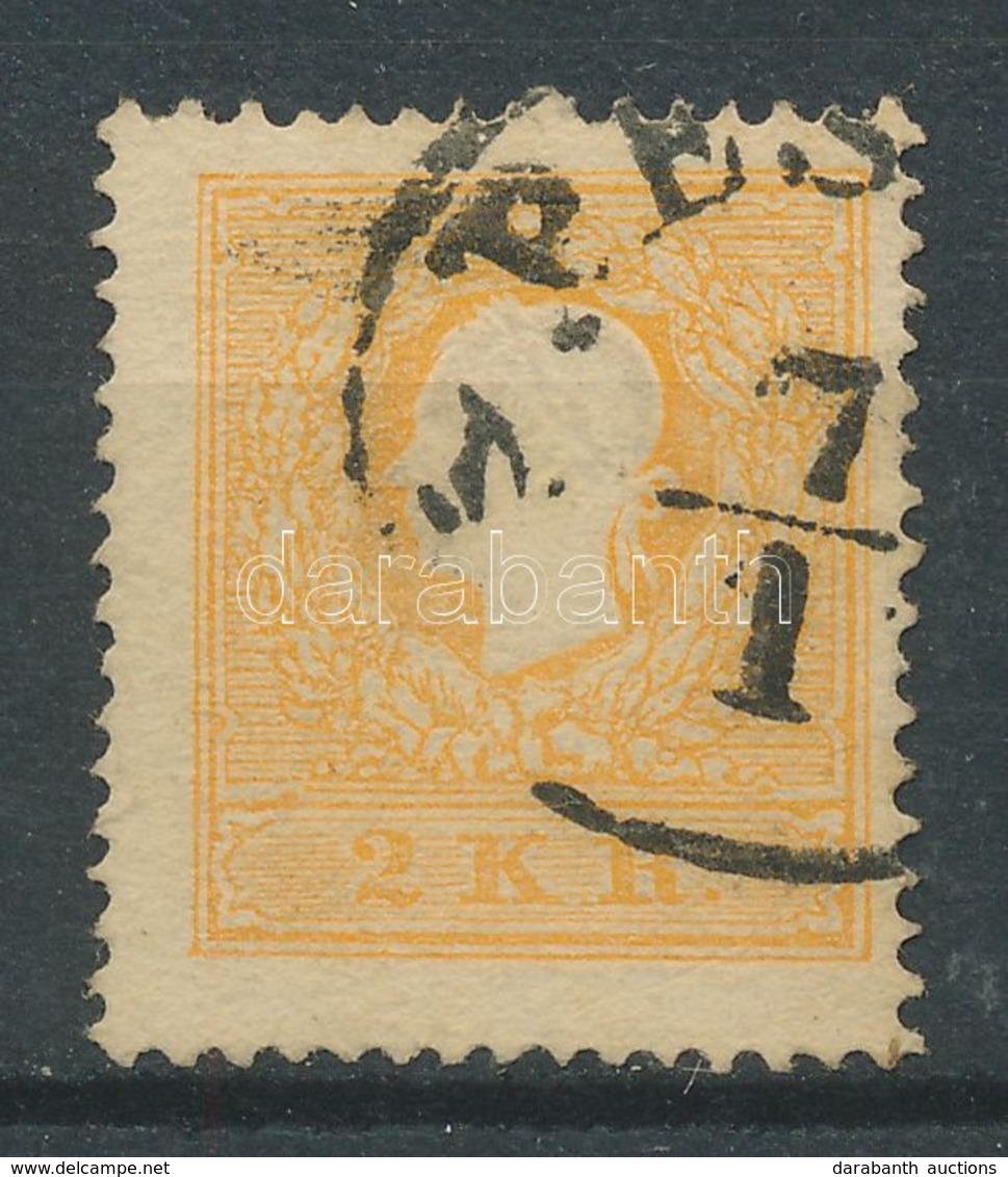 O 1858 2kr II Narancs (60.000) - Other & Unclassified