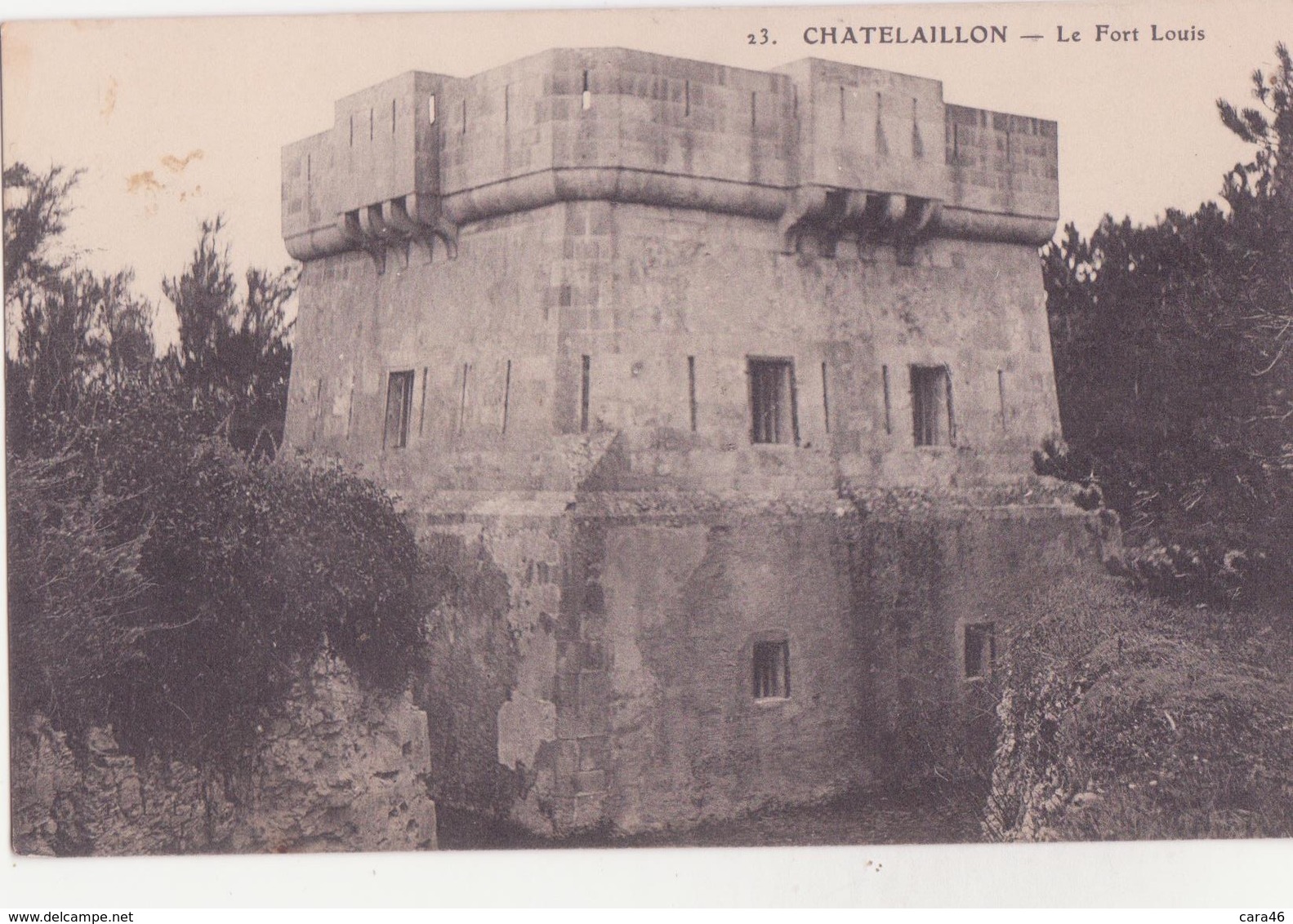 CPA -  23. CHATELAILLON Le Fort Louis - Châtelaillon-Plage