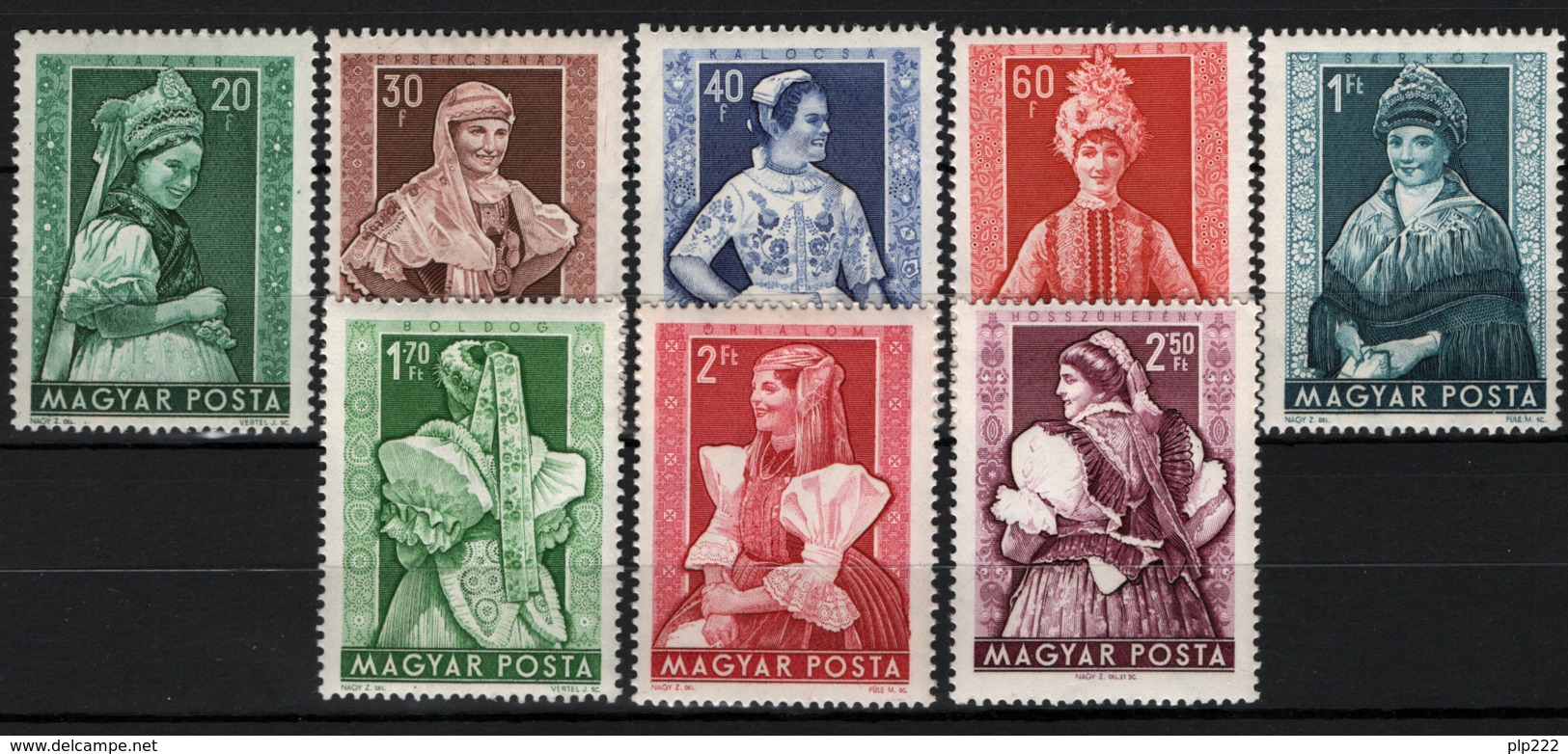 Ungheria 1953 Unif.1330/37 **/MNH VF - Unused Stamps