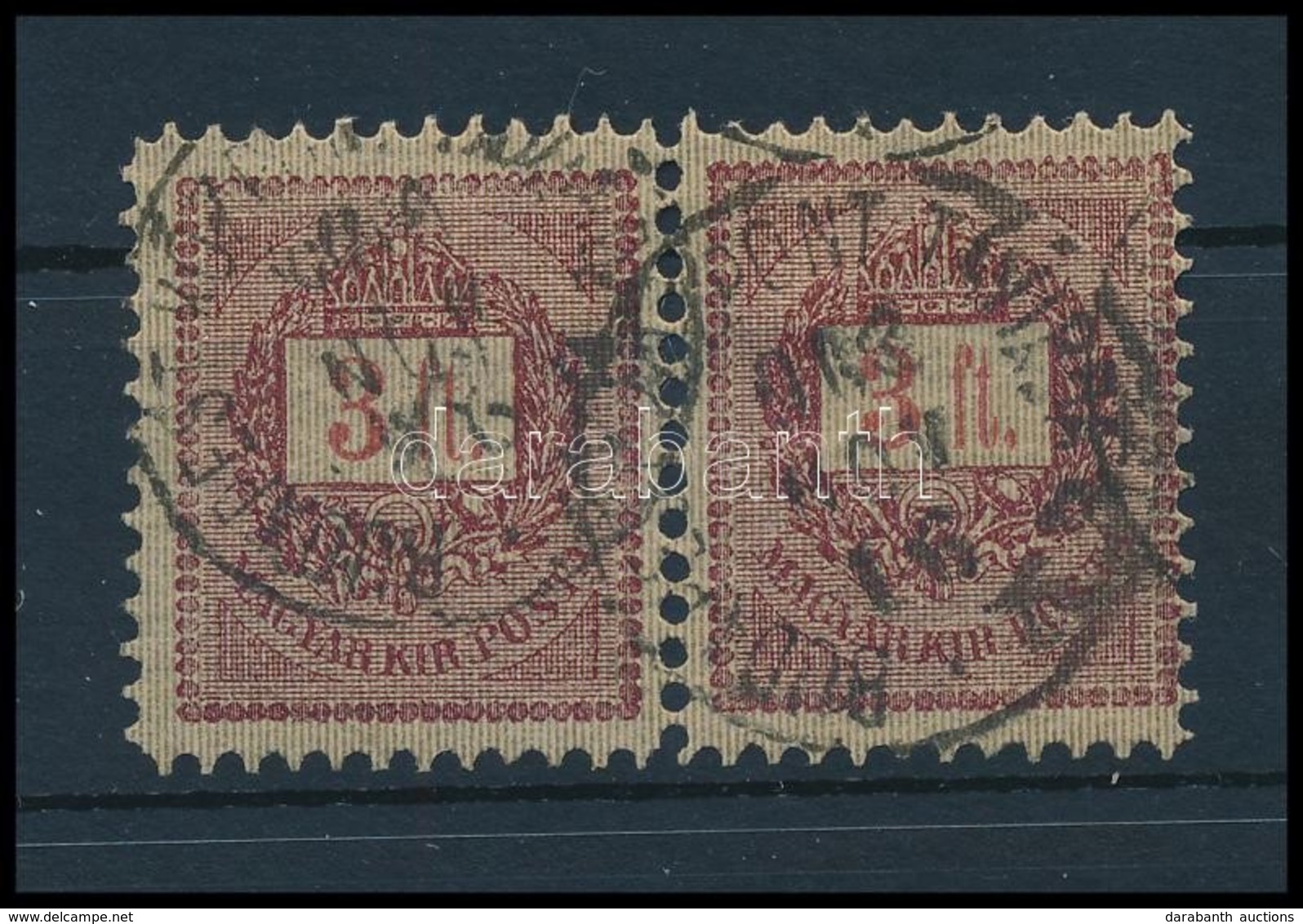 O 1888 3Ft Sztereo Pár 1900-as Felhasználással - Sonstige & Ohne Zuordnung