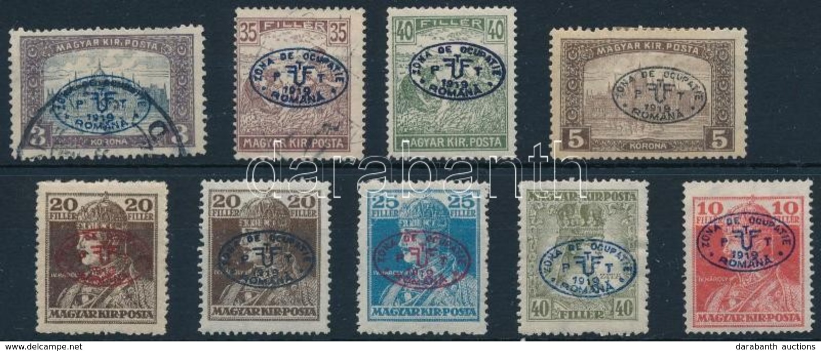 ** * O Debrecen I. 1919 9 Db Bélyeg Garancia Nélkül (**92.500) - Other & Unclassified