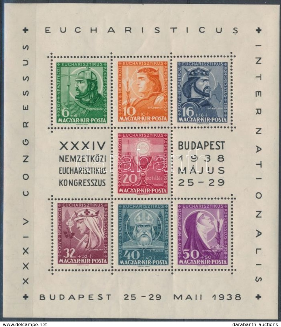 ** 1938 Eucharisztikus Blokk (10.000) - Andere & Zonder Classificatie