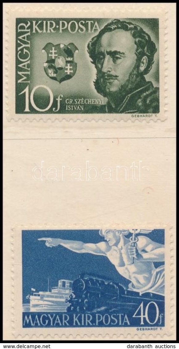 ** 1941 Széchenyi 10f és 40f Az Ismert Tévnyomatokkal - Autres & Non Classés