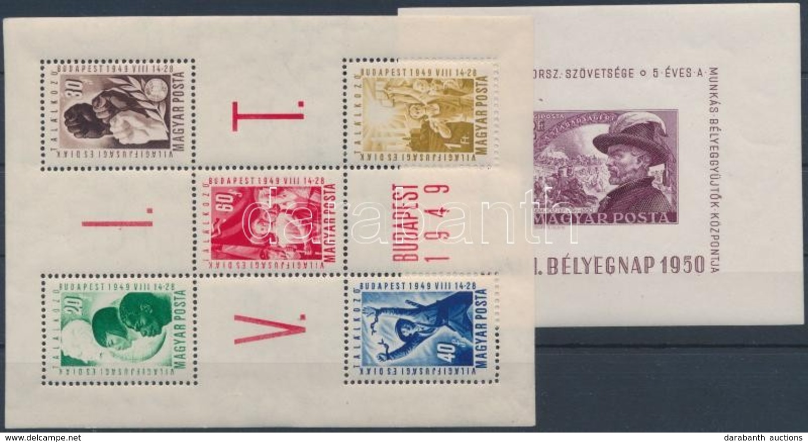 ** 1949-1950 VIT + Bem Blokkk - Sonstige & Ohne Zuordnung