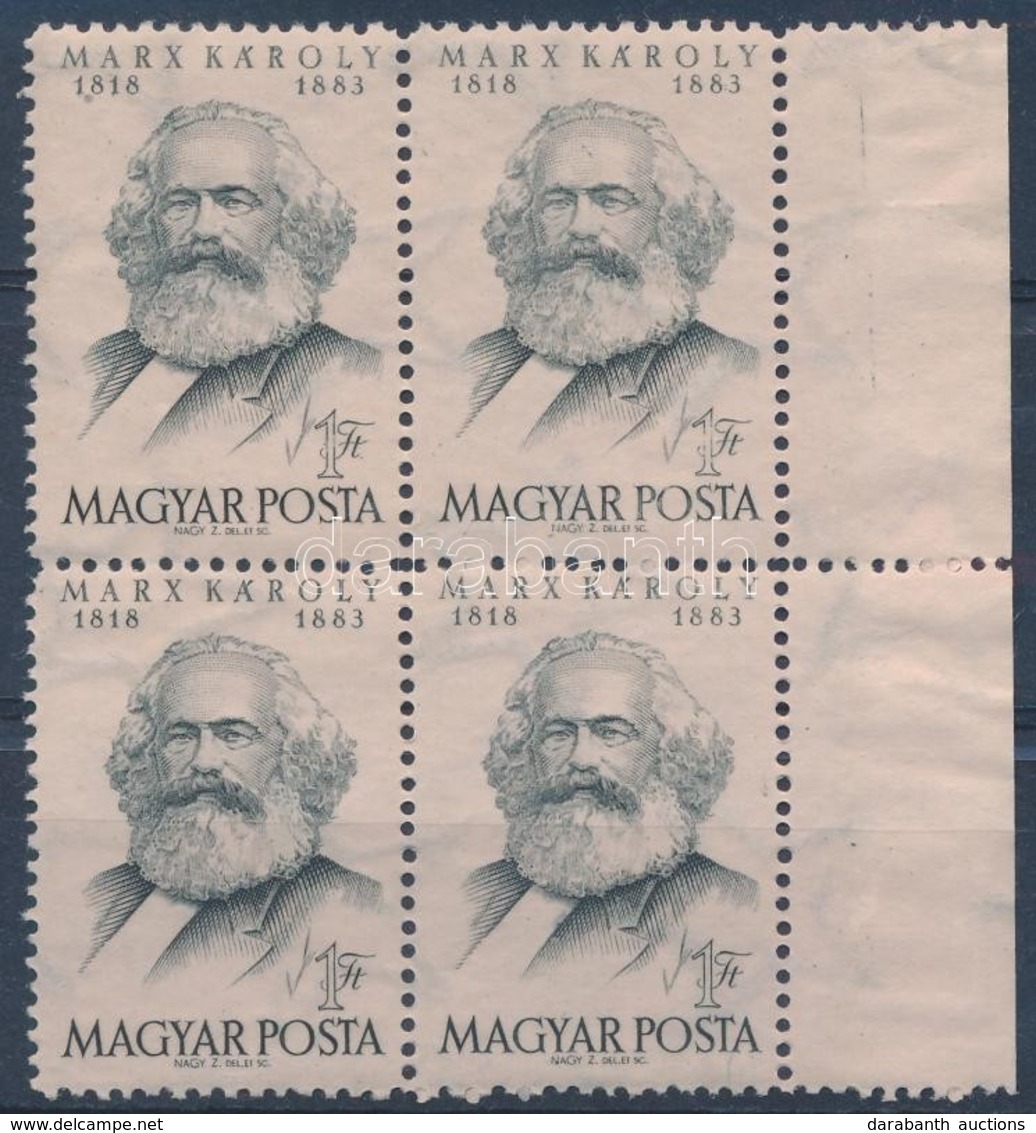 ** 1953 Marx ívszéli Négyestömb - Sonstige & Ohne Zuordnung