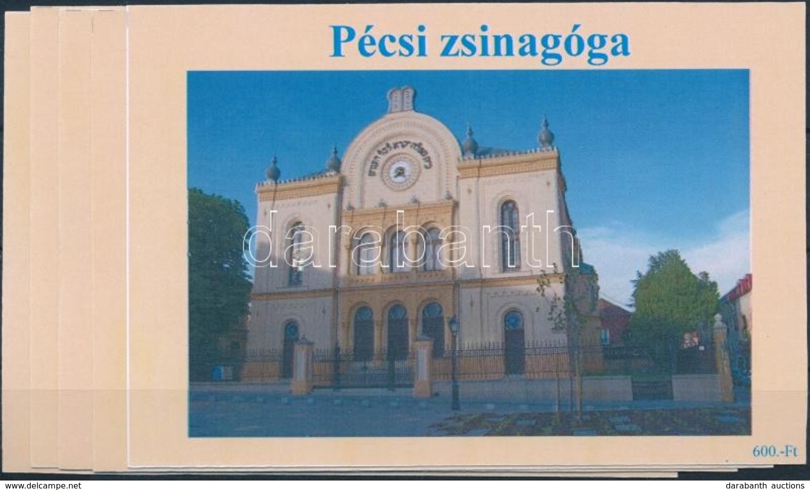 ** 2010/33 Pécsi Zsinagóga 5 Db Emlékív - Autres & Non Classés