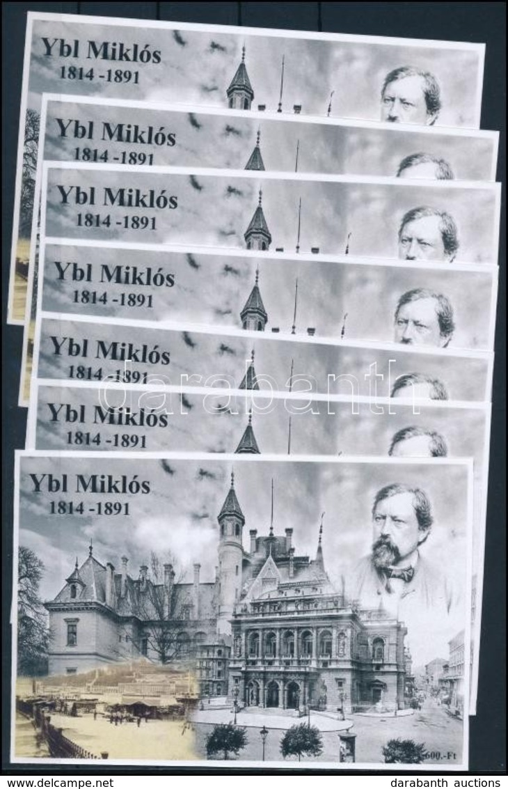 ** 2013/08 7 Db Ybl Miklós Emlékív - Other & Unclassified