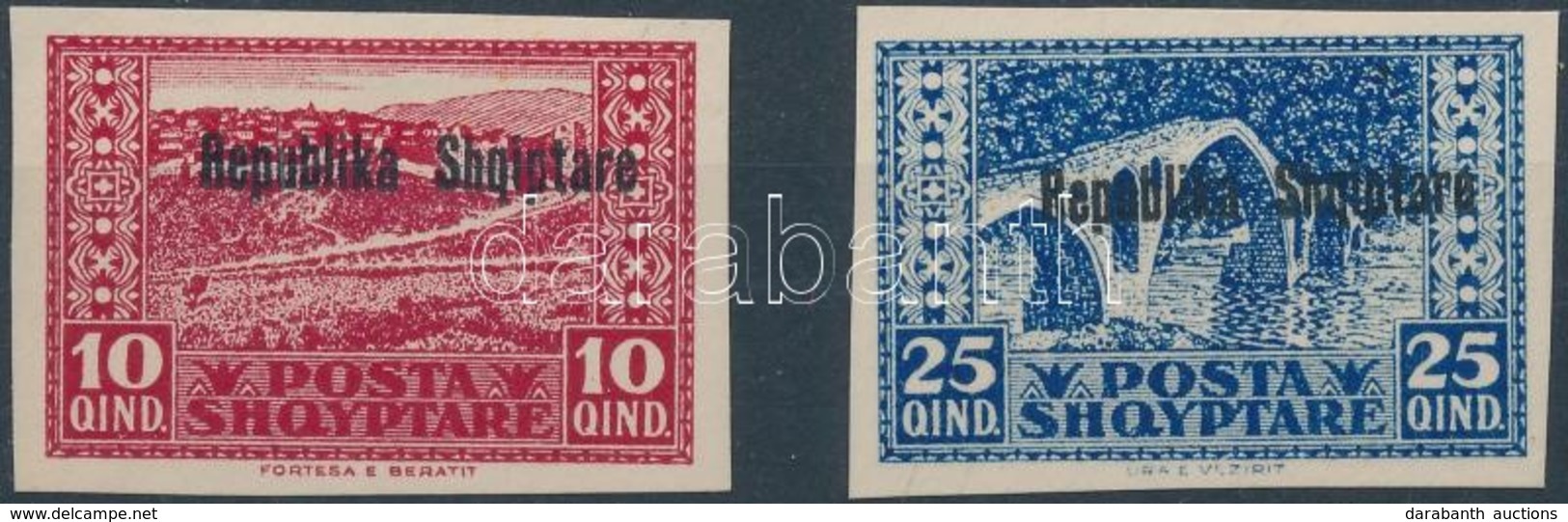 * 1925 Köztársaság Próbanyomatok Mi 114-115 - Other & Unclassified