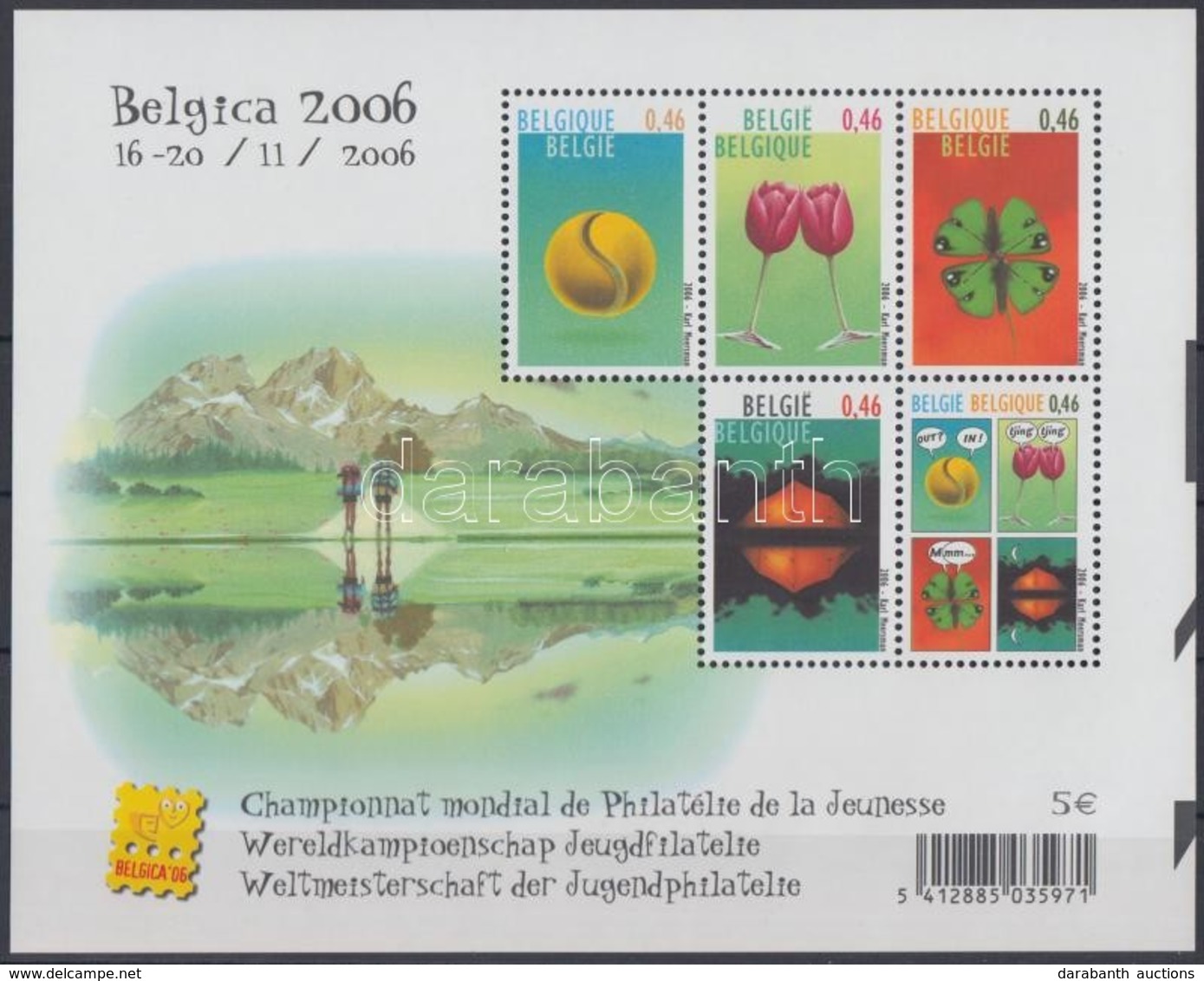 ** 2006 BELGICA'06 Bélyegkiállítás Blokk Mi 112 - Other & Unclassified