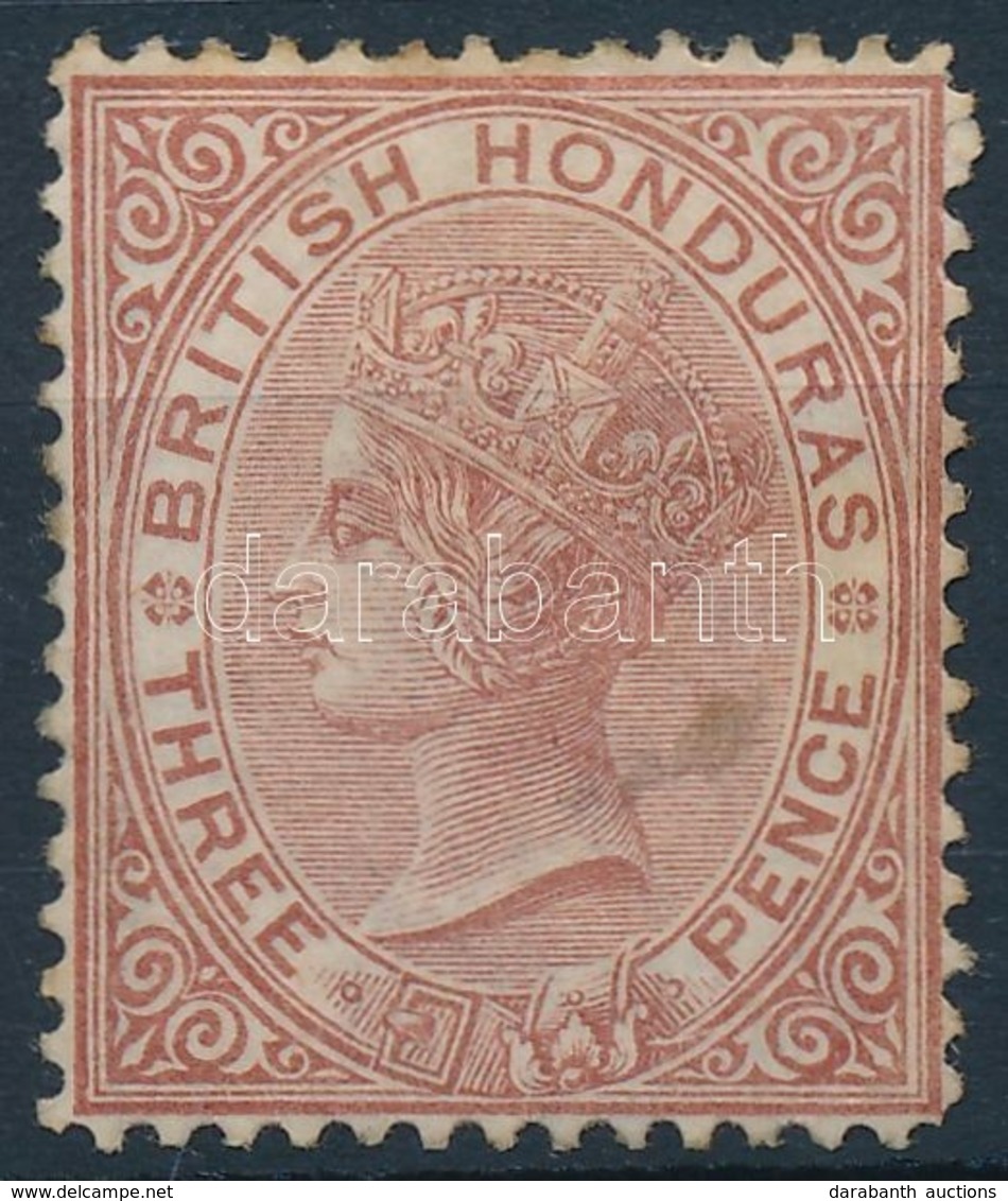 * Brit Honduras 1872 Forgalmi Bélyeg Mi 5 C - Andere & Zonder Classificatie