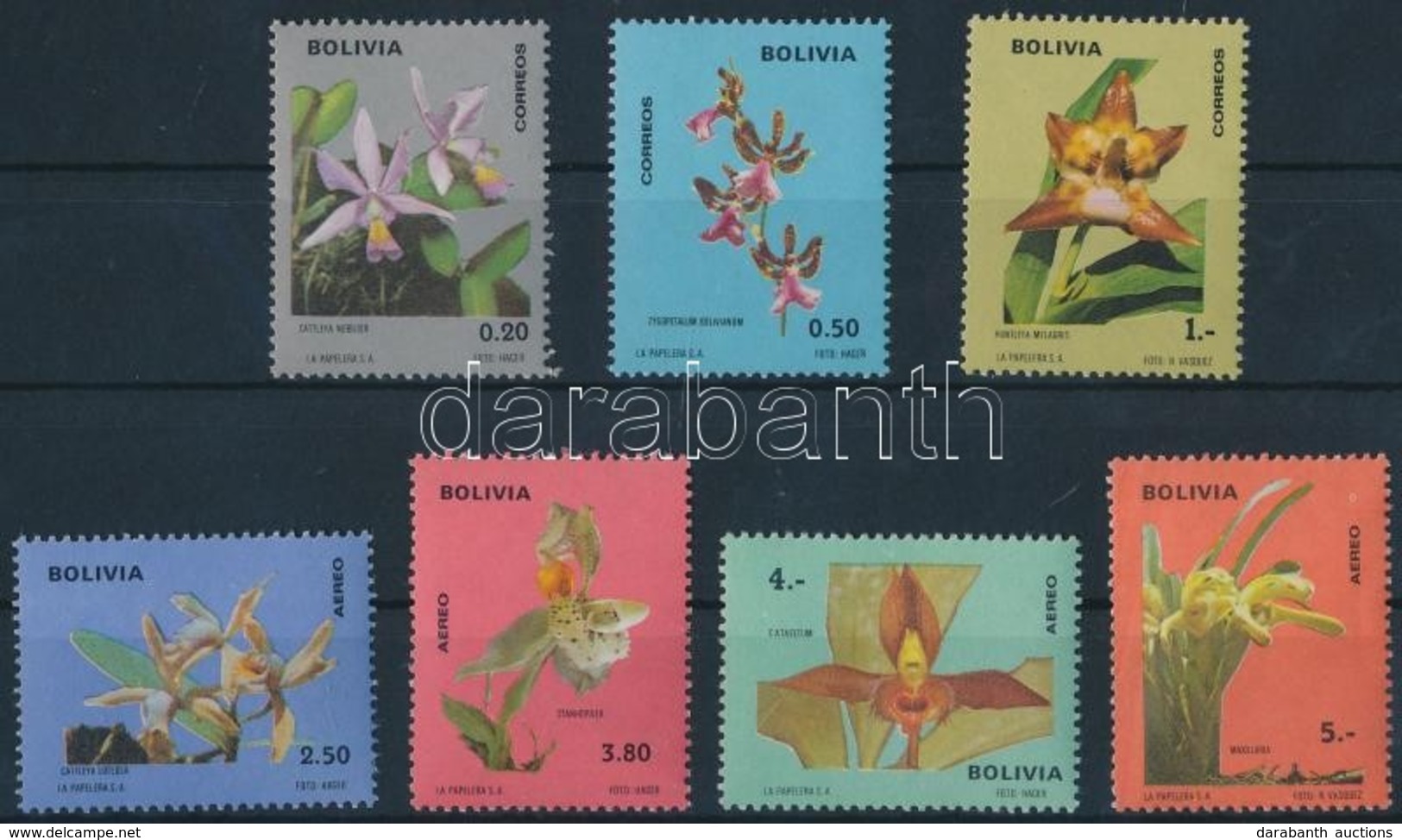 ** 1974 Orchidea Sor Mi 858-864 - Sonstige & Ohne Zuordnung