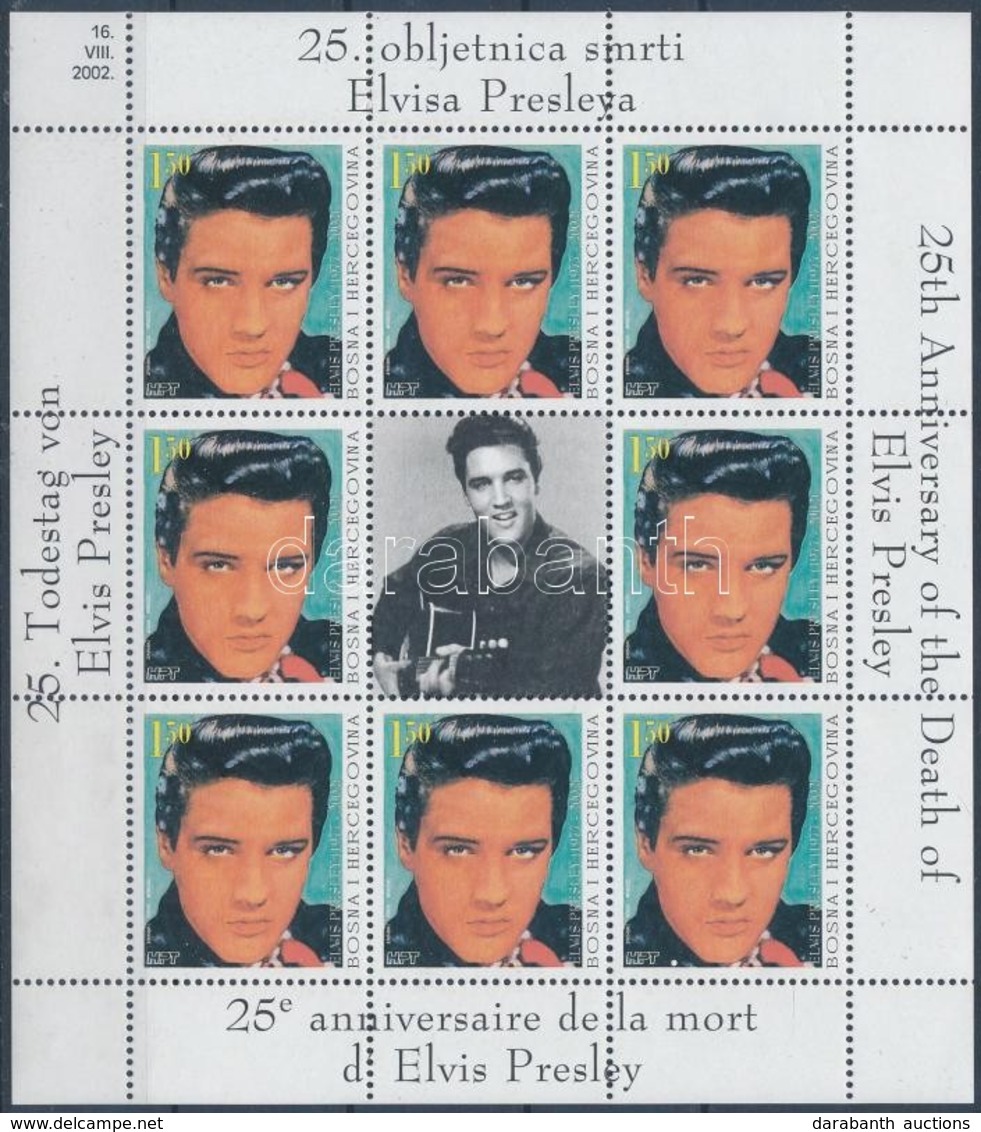 ** 2002 Elvis Presley Mi 95 Kisív - Autres & Non Classés