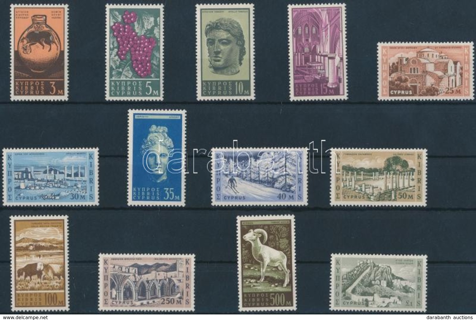 ** 1962 Idegenforgalom Sor Mi 202-214 - Other & Unclassified