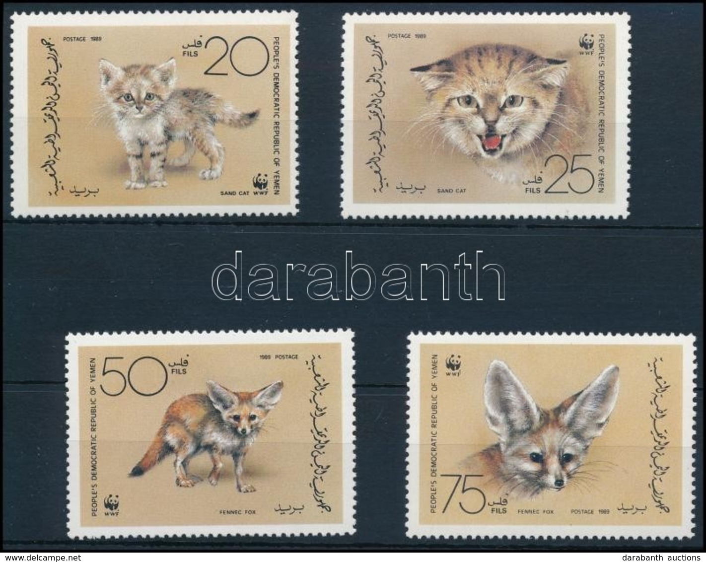 ** 1989 WWF Sor,
WWF Set
Mi 450-453 - Other & Unclassified