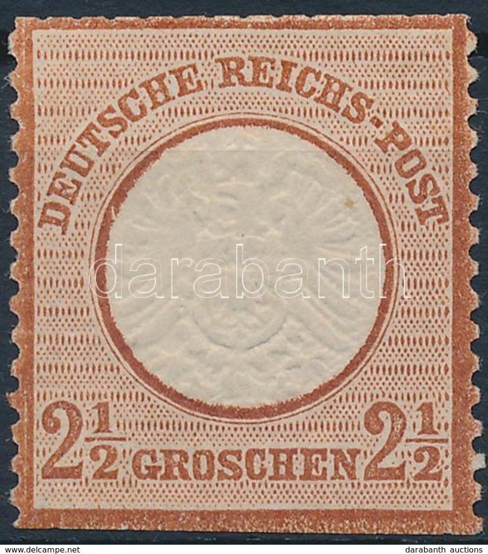 * 1872 Mi 21a, Alul és Felül Ollóval Vágva / Cut With Scissors On 2 Sides (Mi EUR 2.600.-) Certificate: Sommer - Andere & Zonder Classificatie