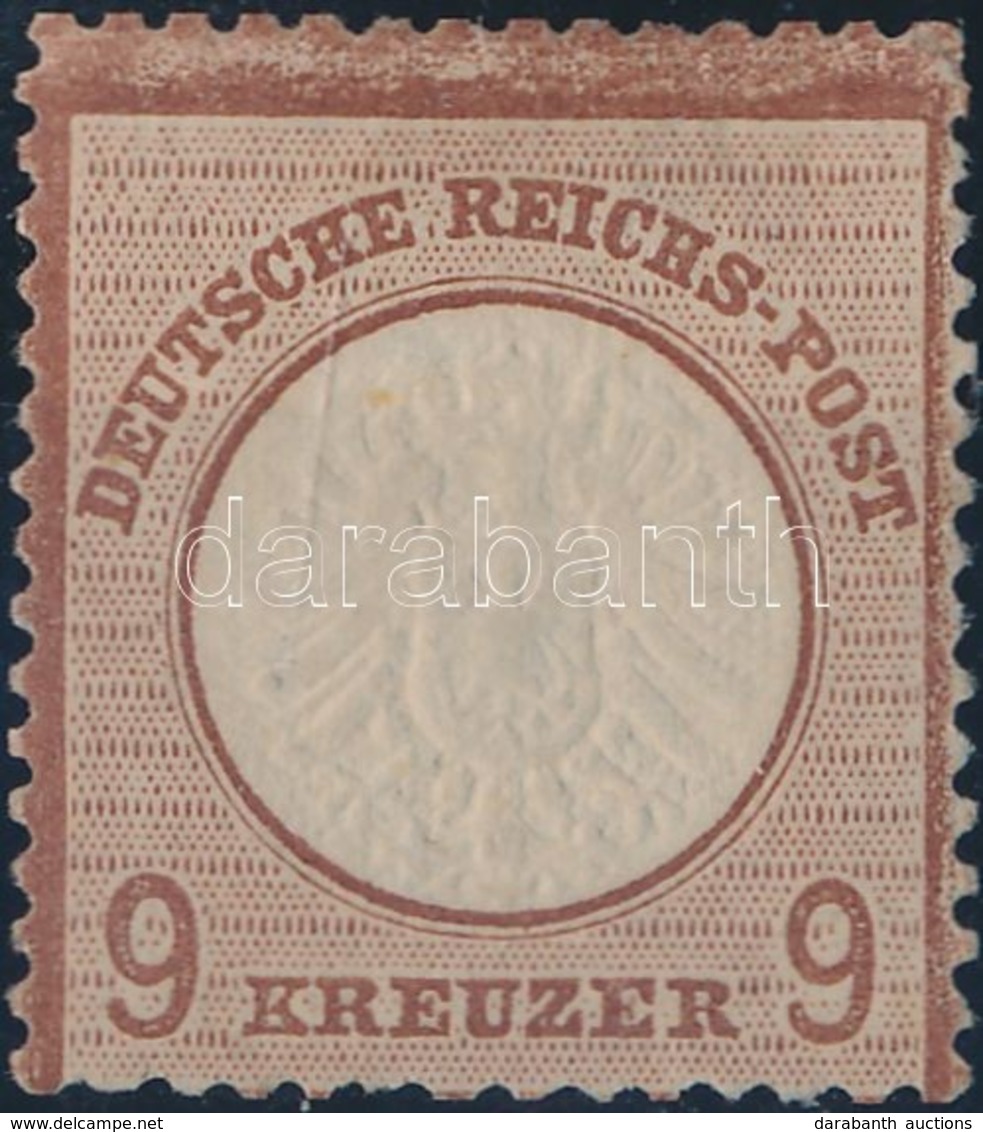 * 1872 Mi 27c Eredeti Gumival / With Original Gum  (Mi EUR 2.400.-) Certificate: Brugger - Andere & Zonder Classificatie