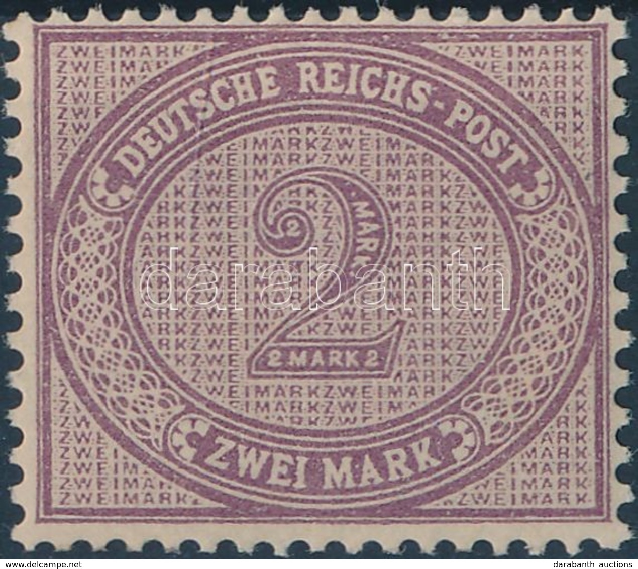 ** 1875 Mi 37a ND 1899-es újnyomat / Reprint From 1899 (Mi EUR 1.200.-) Certificate: Wiegand - Sonstige & Ohne Zuordnung