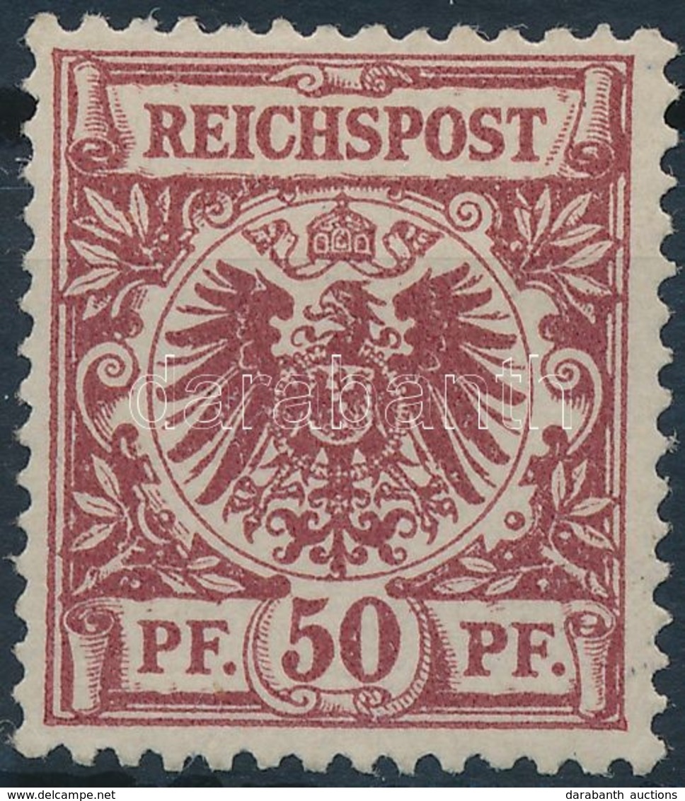 * 1889 Mi 50ab (Mi EUR 2.000.-) Certificate: Jäschke-Lantelme - Andere & Zonder Classificatie