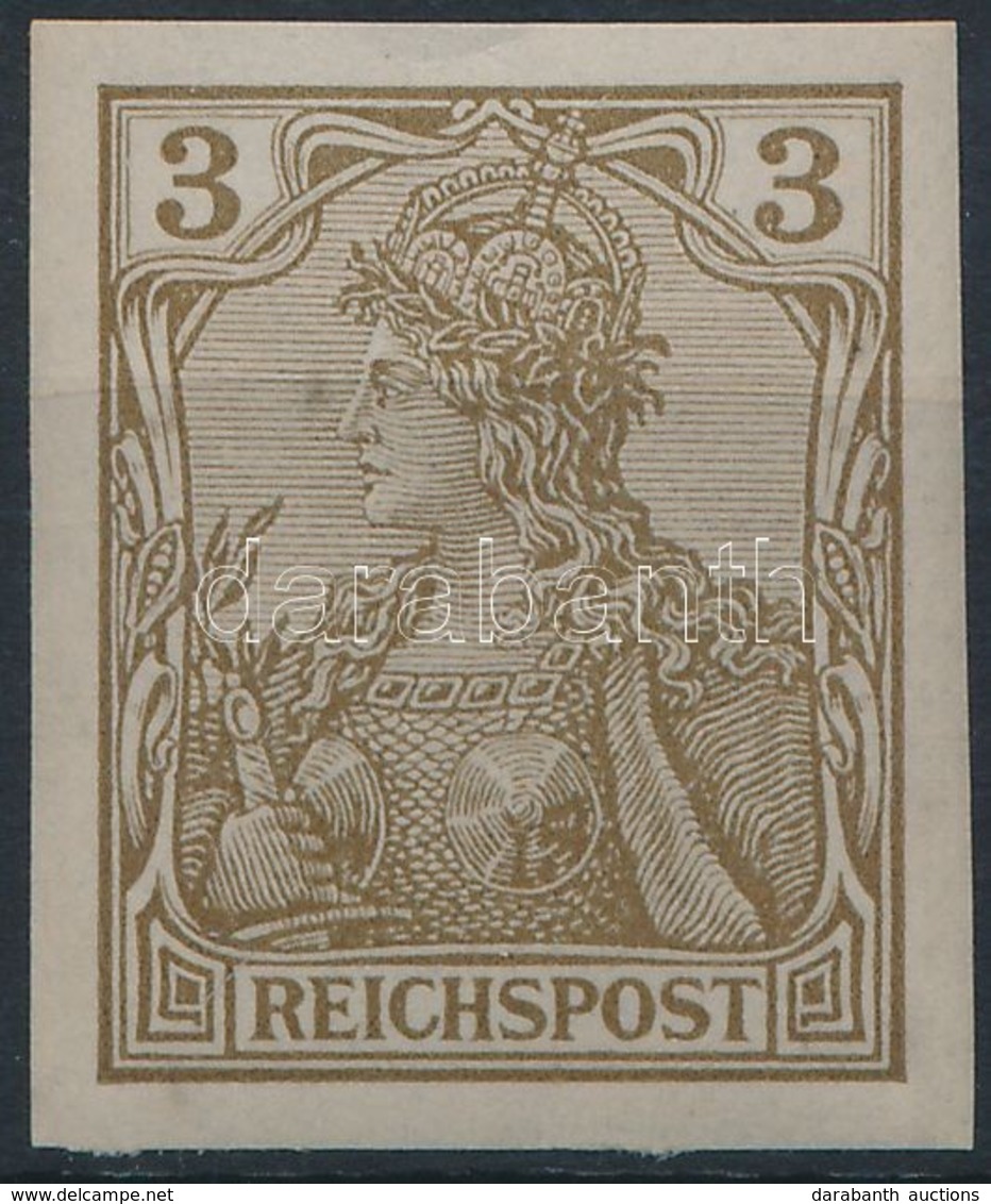 ** 1900 Forgalmi Mi 54aU Vágott / Imperforate Certificate: Jäschke-Lantelme - Other & Unclassified