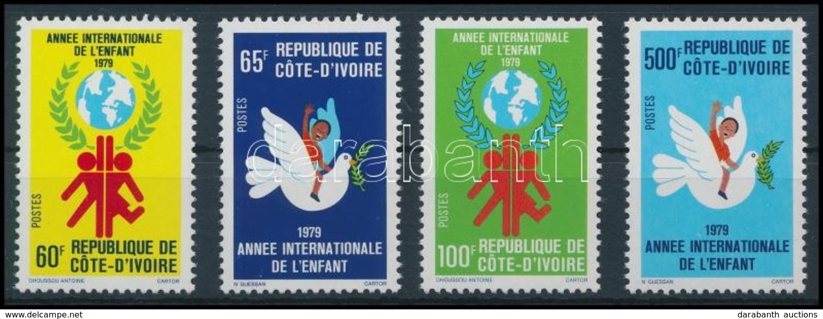 ** 1979 Nemzetközi Gyermekév Sor,
International Year Of Children Set
Mi 587-590 - Autres & Non Classés