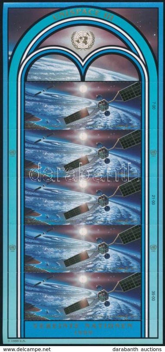 ** 1999 UNISPACE Kisív,
UNISPACE Minisheet
Mi 291-292 - Other & Unclassified