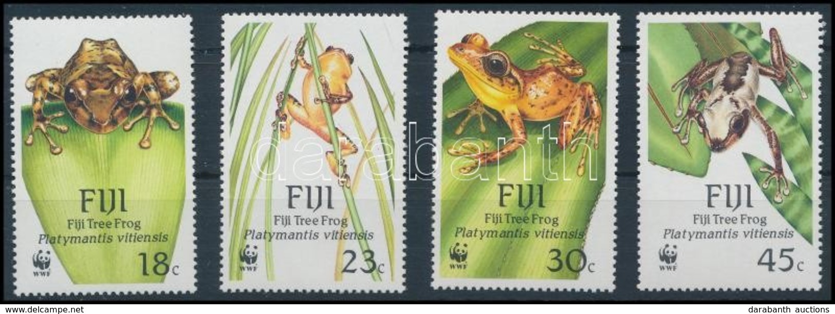 ** 1988 WWF Békák Sor,
WWF Frogs Set
Mi 586-589 - Autres & Non Classés