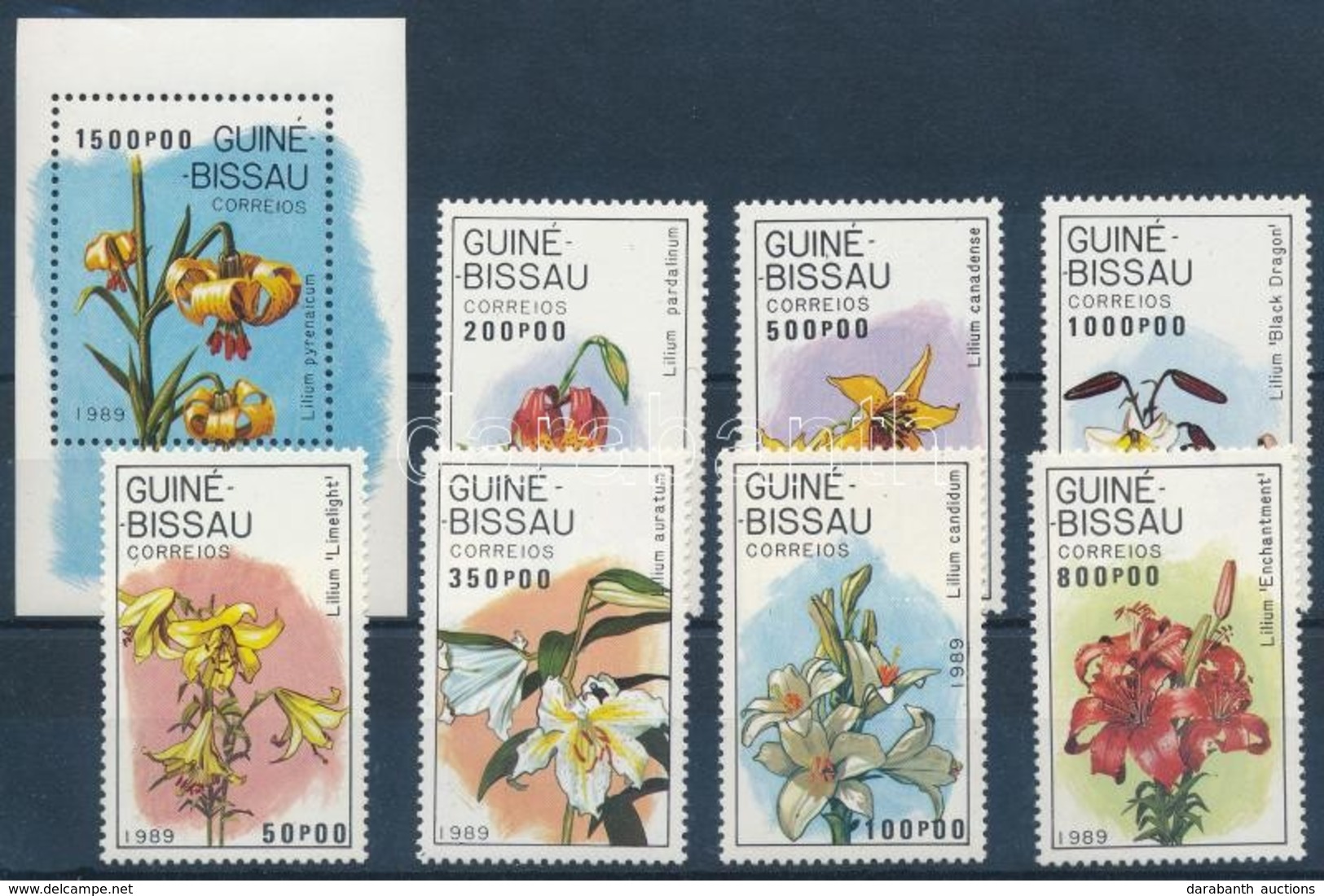 ** 1989 Virág Sor Mi 1049-1055 + Blokk 278 - Andere & Zonder Classificatie