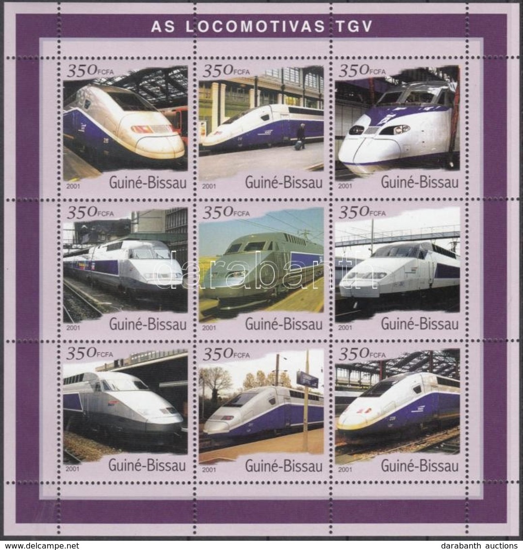 ** 2001 TGV Mozdonyok Kisív Mi 1854-1862 - Andere & Zonder Classificatie