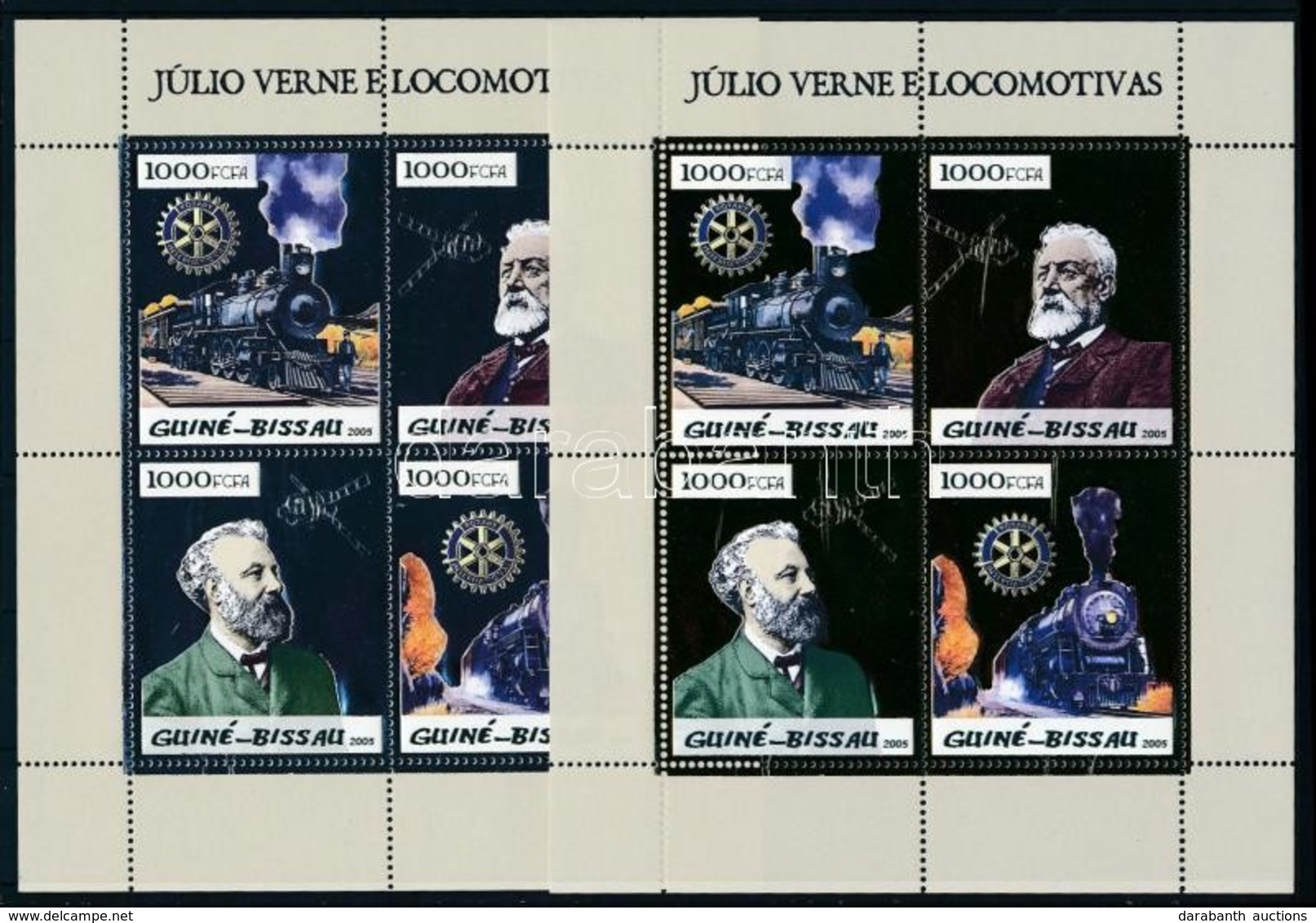 ** 2005 Jules Verne; Vonatok Kisívsor Mi 2926-2933 - Other & Unclassified