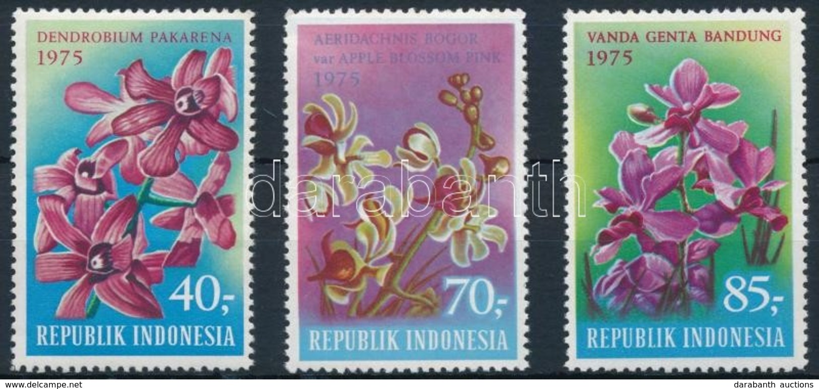 ** 1975 Orchidea (I.) Sor Mi 812-814 - Other & Unclassified