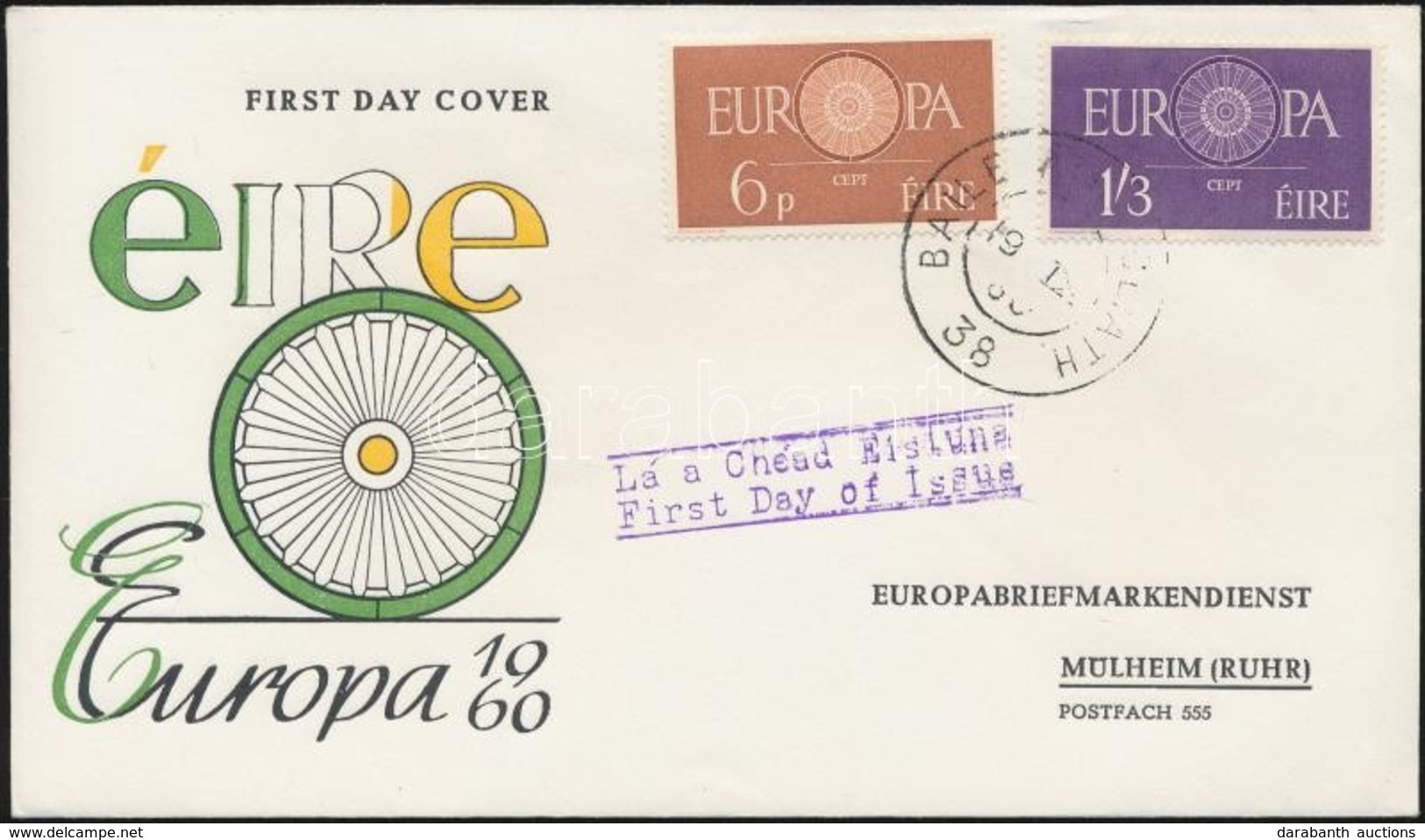 1960 Europa CEPT Sor FDC-n Mi 146-147 (Mi EUR 50,-) - Autres & Non Classés