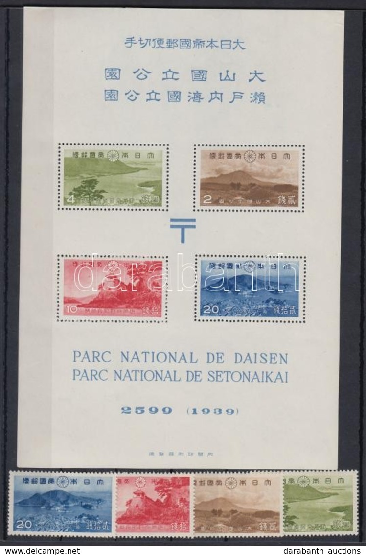 ** 1939 Nemzeti Park Sor Mi 276-279 + Blokk 7 - Other & Unclassified