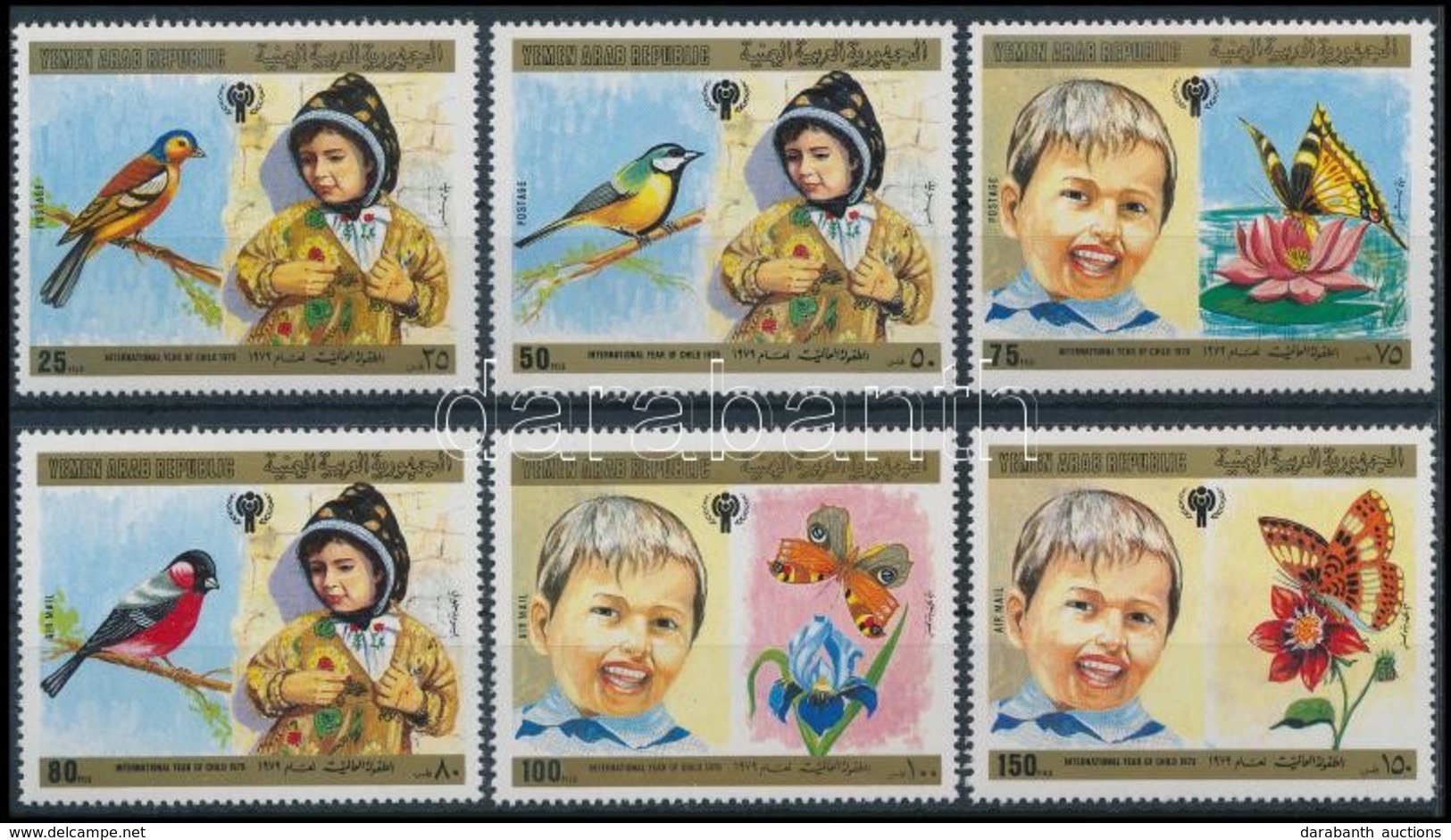 ** 1980 Nemzetközi Gyermekév Sor,
International Year Of Children Set
Mi 1602-1607 - Autres & Non Classés