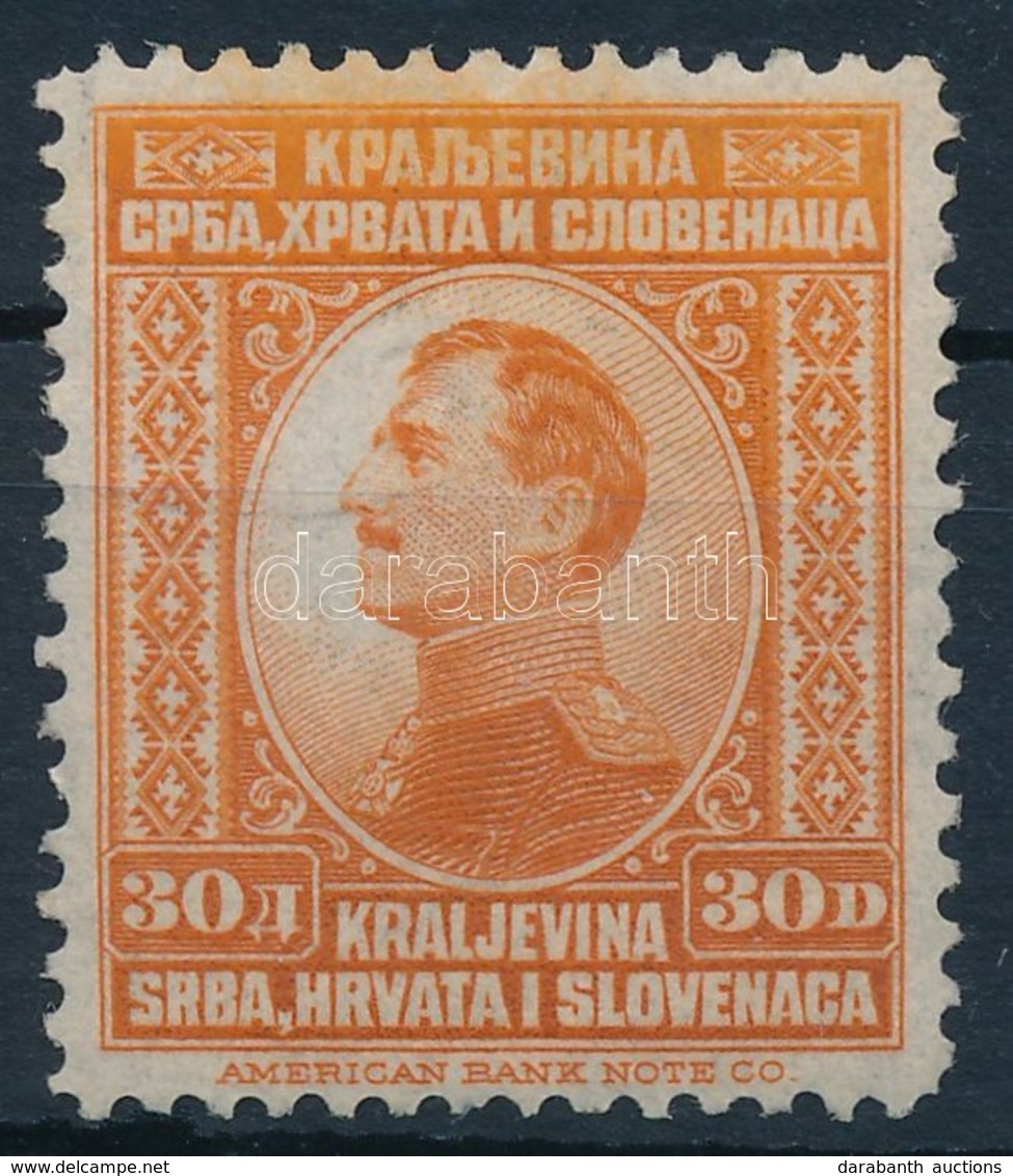 ** 1923 Forgalmi Sor Záróértéke 30Din Mi 173 - Other & Unclassified