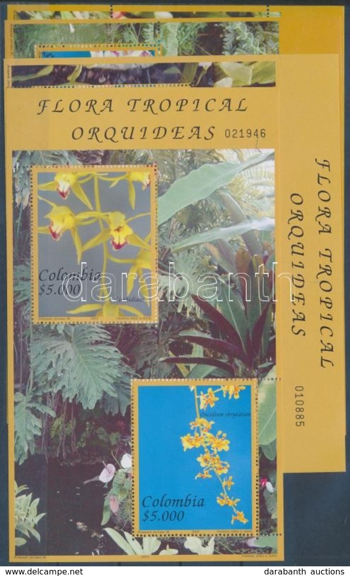 ** 2003 Orchideák Blokksor Mi 54-57 - Other & Unclassified