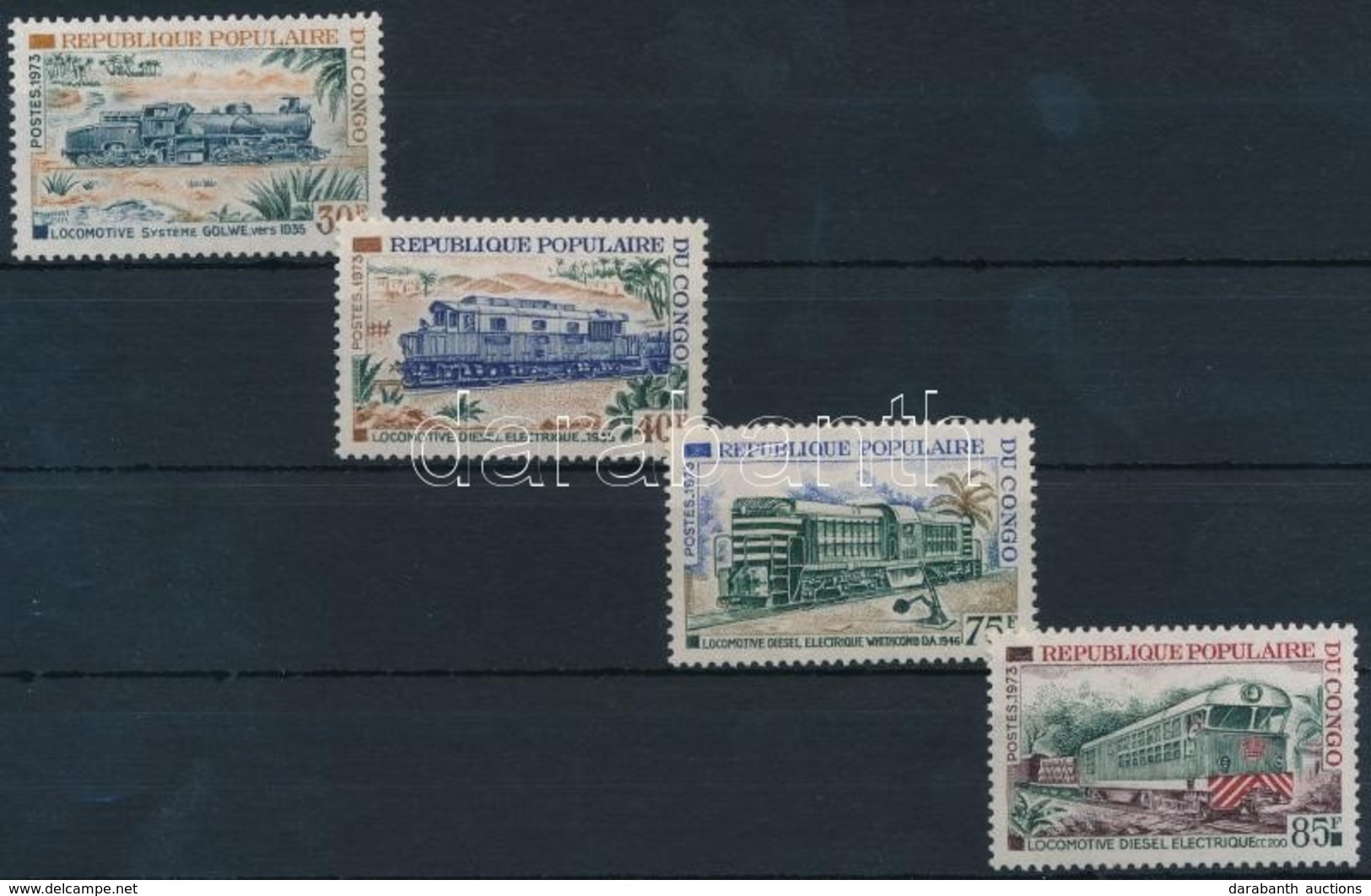 ** 1973  Vonat Sor Mi 379-382 - Other & Unclassified