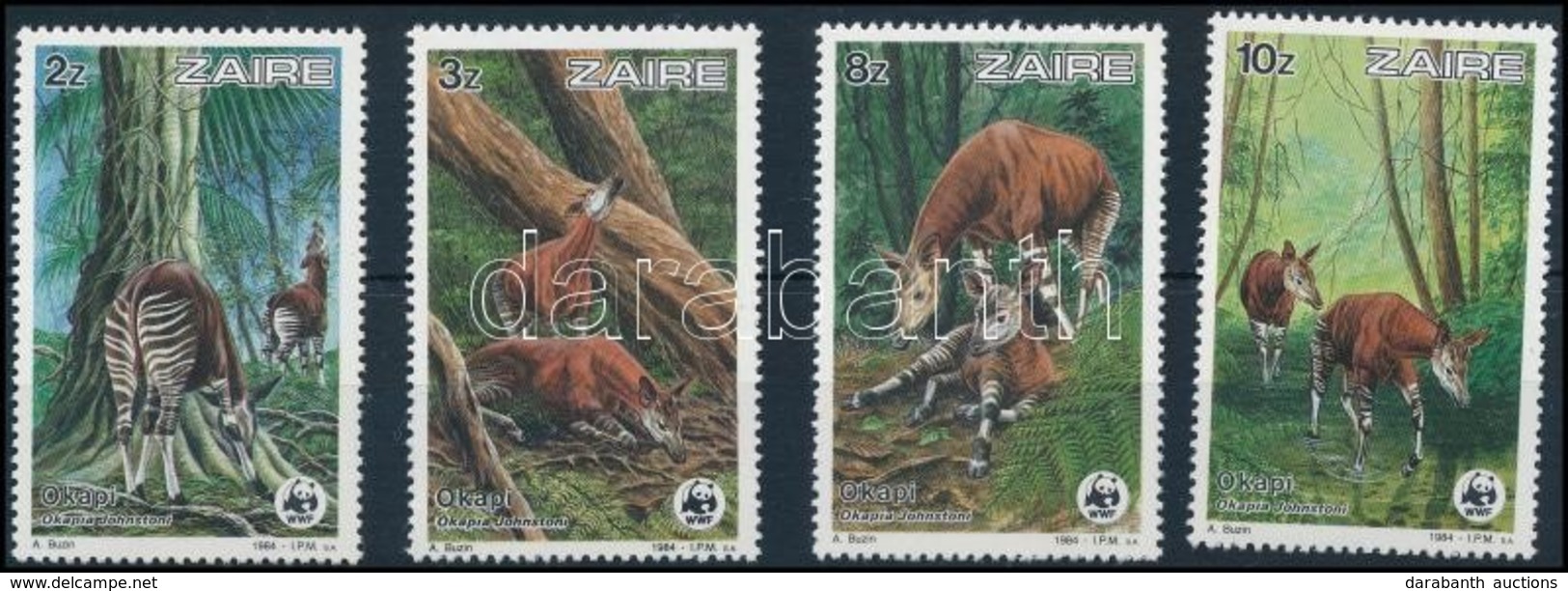 ** 1984 WWF Sor,
WWF Set
Mi 875-878 - Other & Unclassified