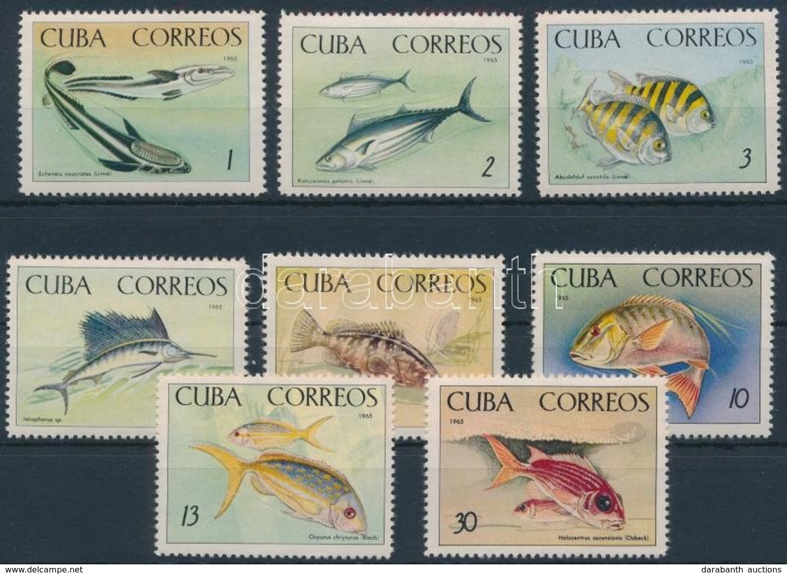 ** 1965 Halak Sor,
Fishes Set
Mi 1112-1119 - Autres & Non Classés