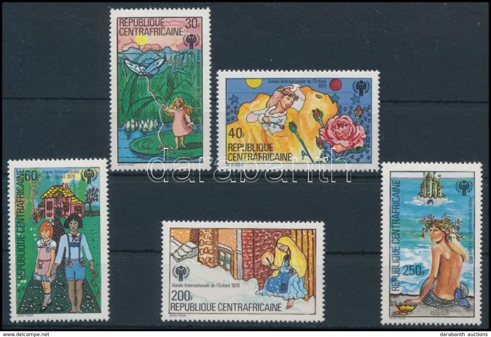 ** 1979 Nemzetközi Gyermekév Sor,
International Year Of Children Set
Mi 643-647 - Autres & Non Classés