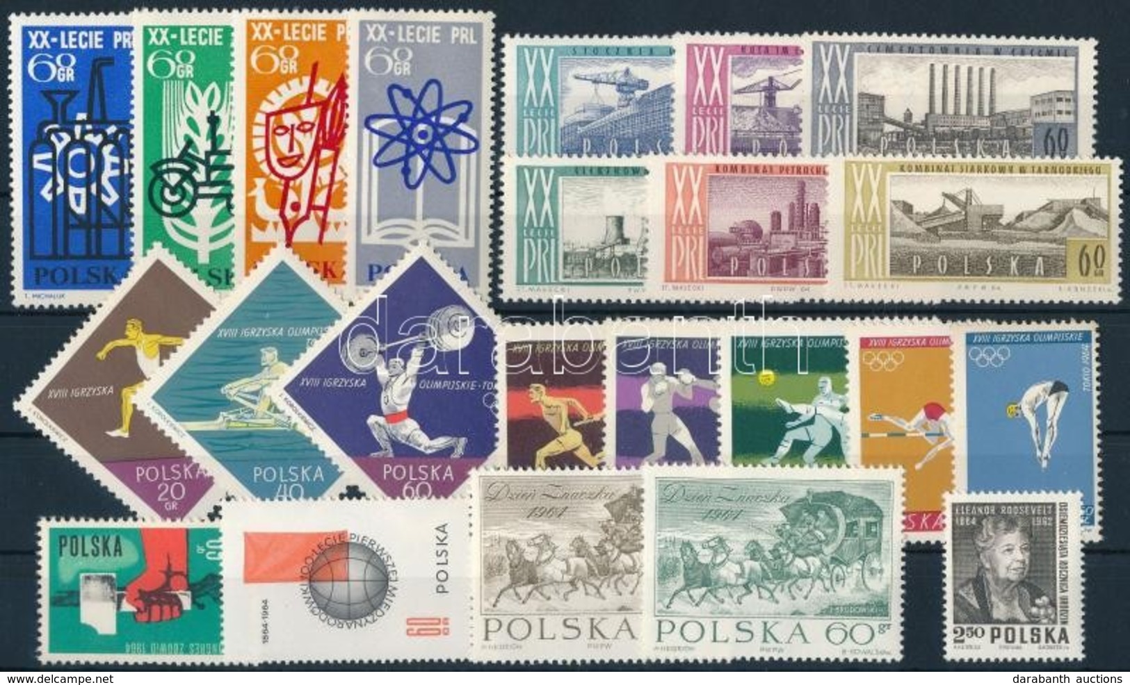 ** 1964 17 Sor (egyik Nem Teljes),
17 Sets (one Is Not Complete) - Andere & Zonder Classificatie