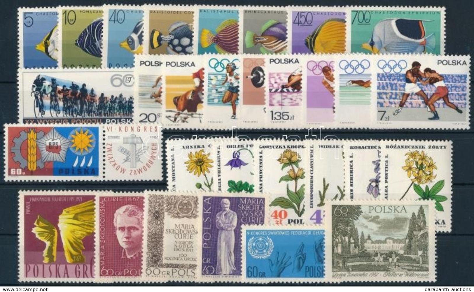 ** 1967 13 Sor (egyik Hiányos),
13 Sets (1 Is Not Complete) - Other & Unclassified