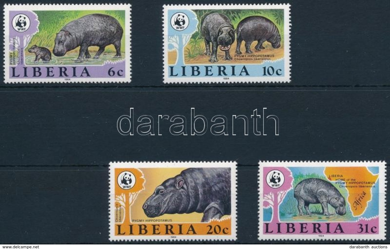 ** 1984 WWF Sor,
WWF Set
Mi 1315-1318 - Other & Unclassified