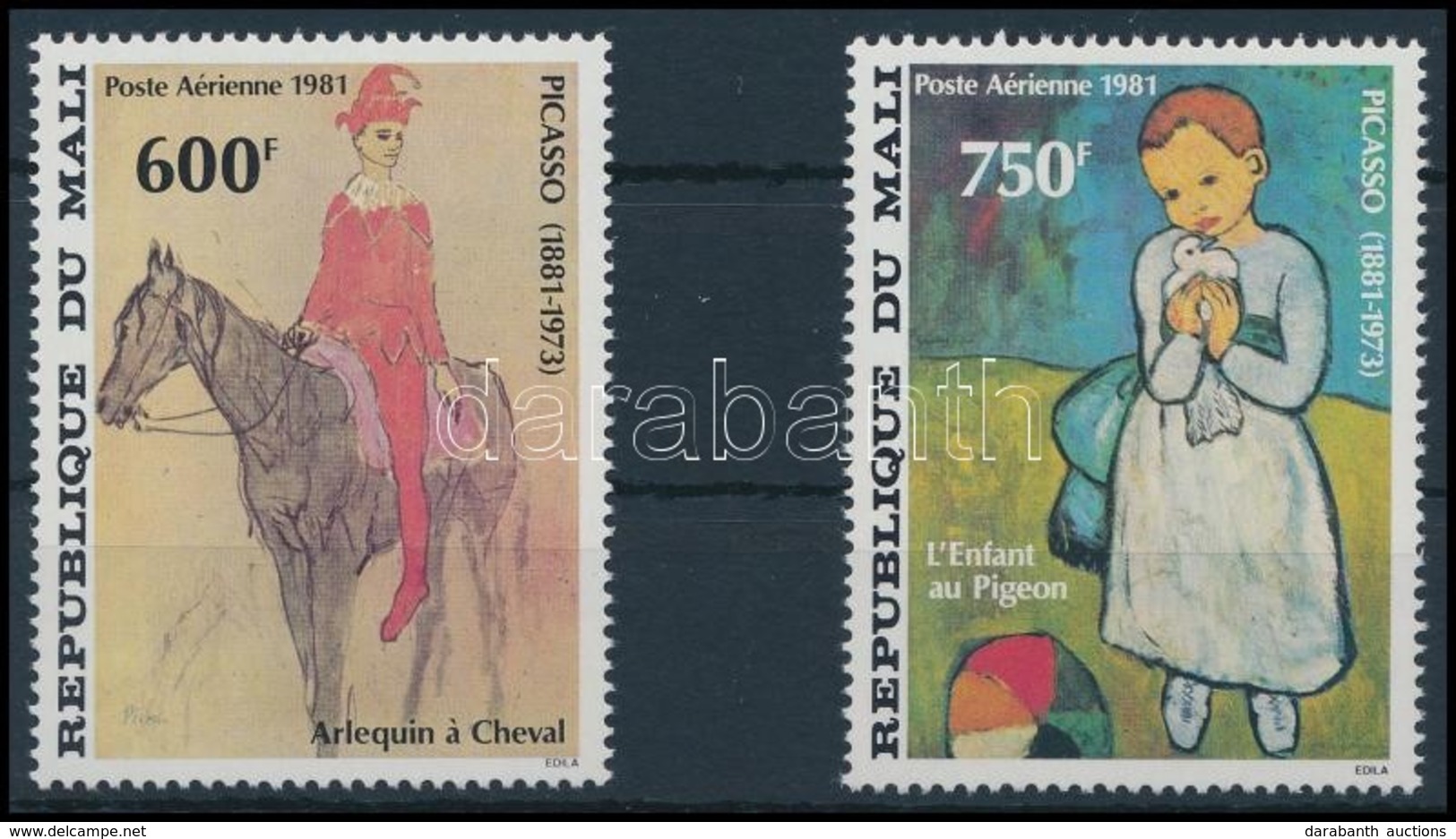 ** 1981 Picasso, Festmények Sor,
Picasso, Paintings Set
Mi 876-877 - Andere & Zonder Classificatie