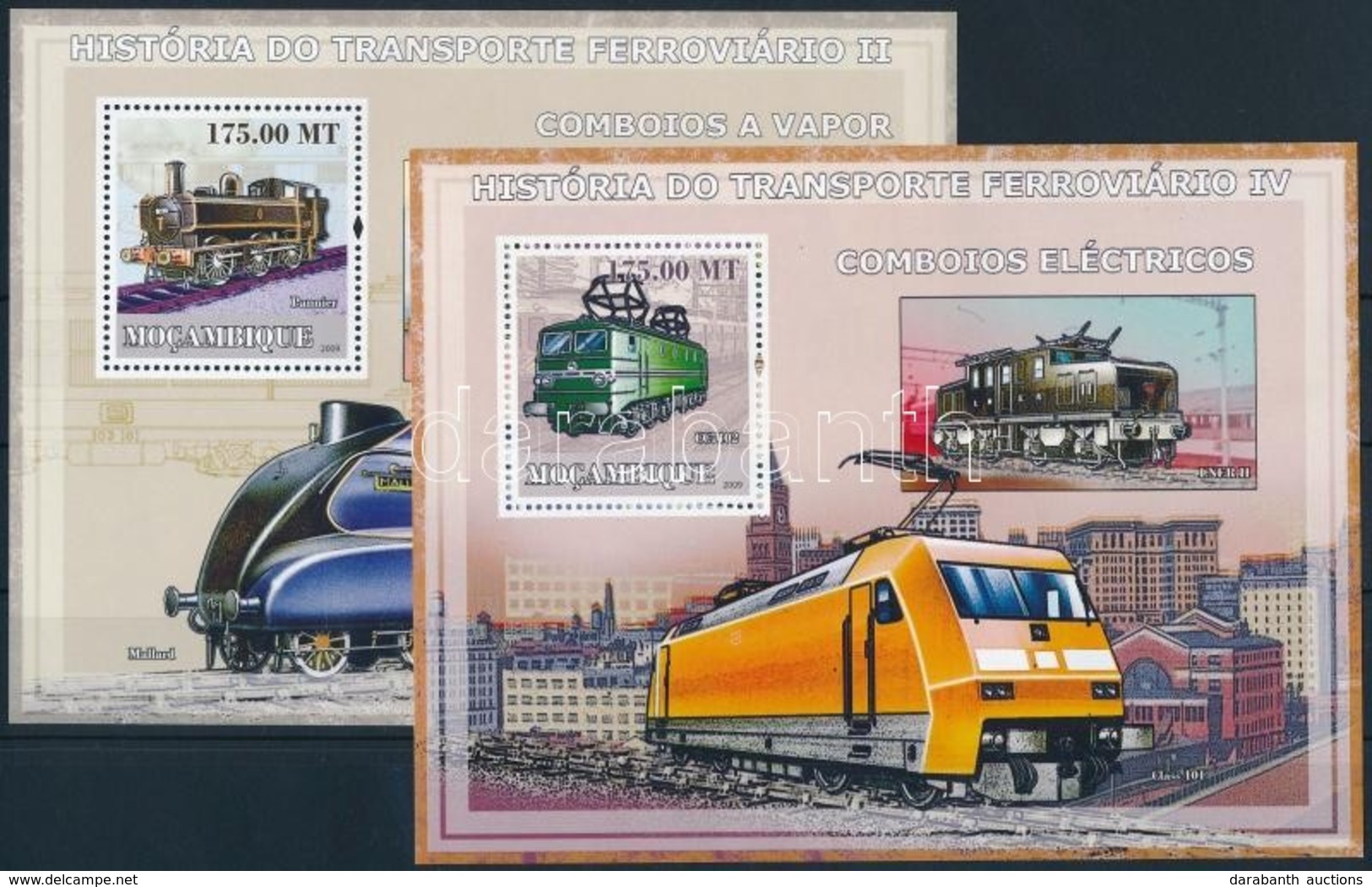 ** 2009 Közlekedési Eszközök: Vasút 2 Db Blokk,
Rail Transport 2 Blocks
Mi 248 + 250 - Andere & Zonder Classificatie