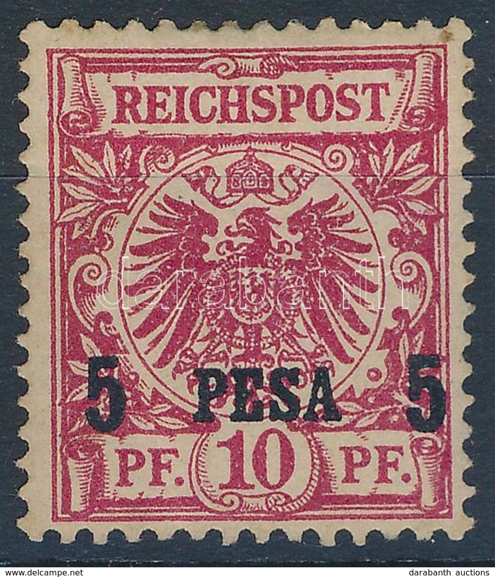 * Kelet-Afrika 1893 Mi 3 III Certificate: Siebentritt - Sonstige & Ohne Zuordnung